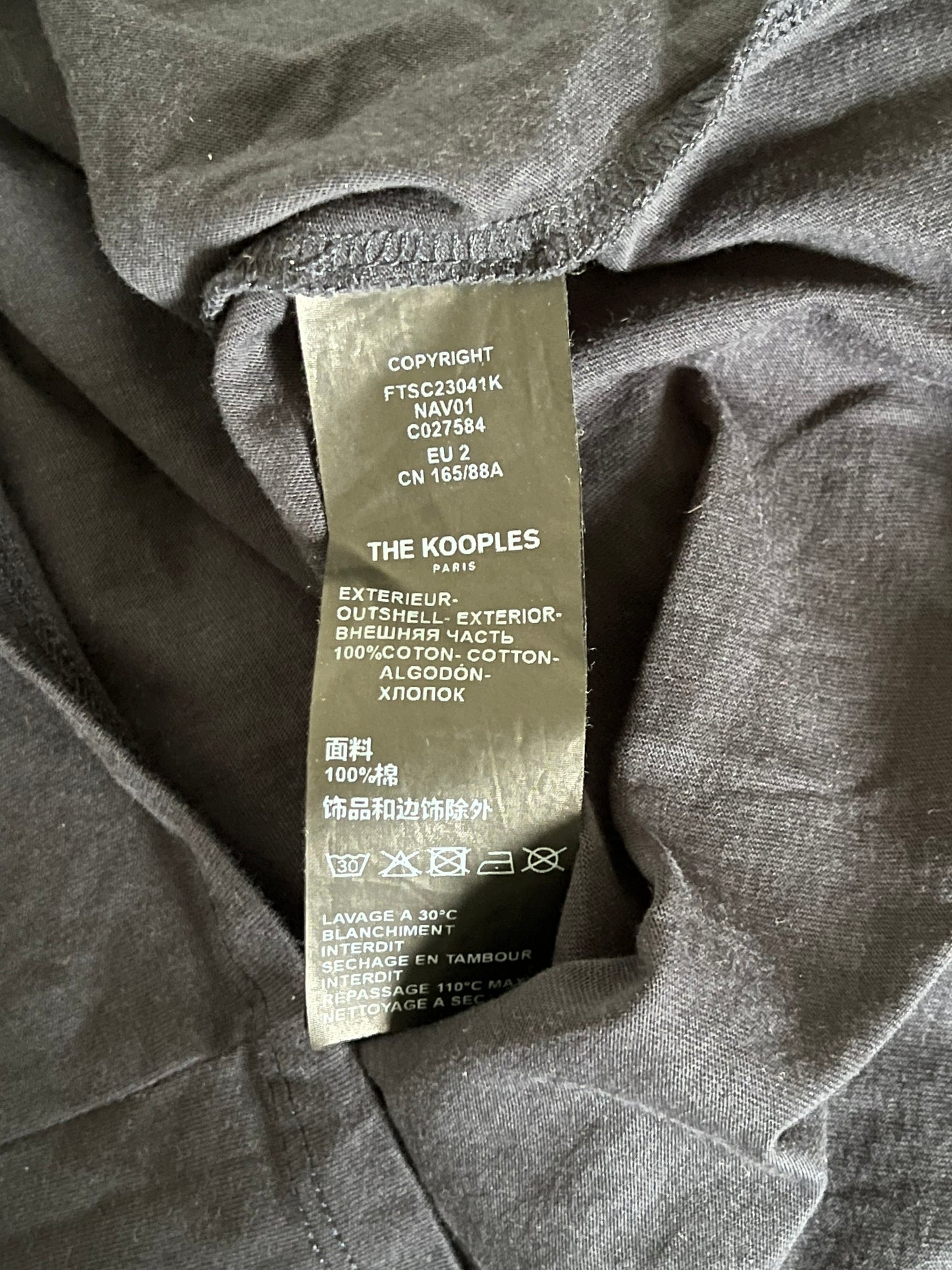 T-shirt noir The Kooples - S/M