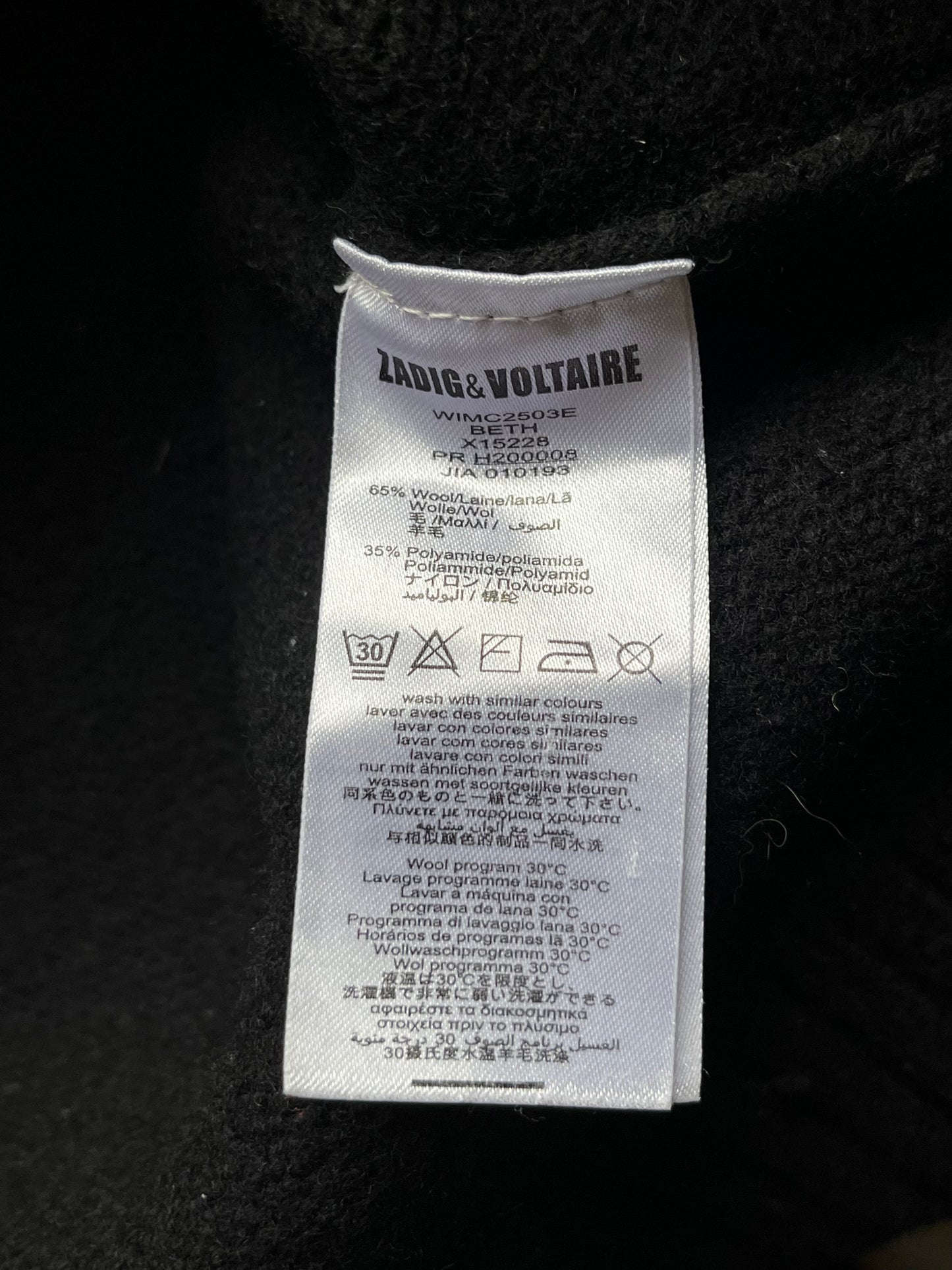 Pull en laine Rock&Roll Zadig & Voltaire - XS