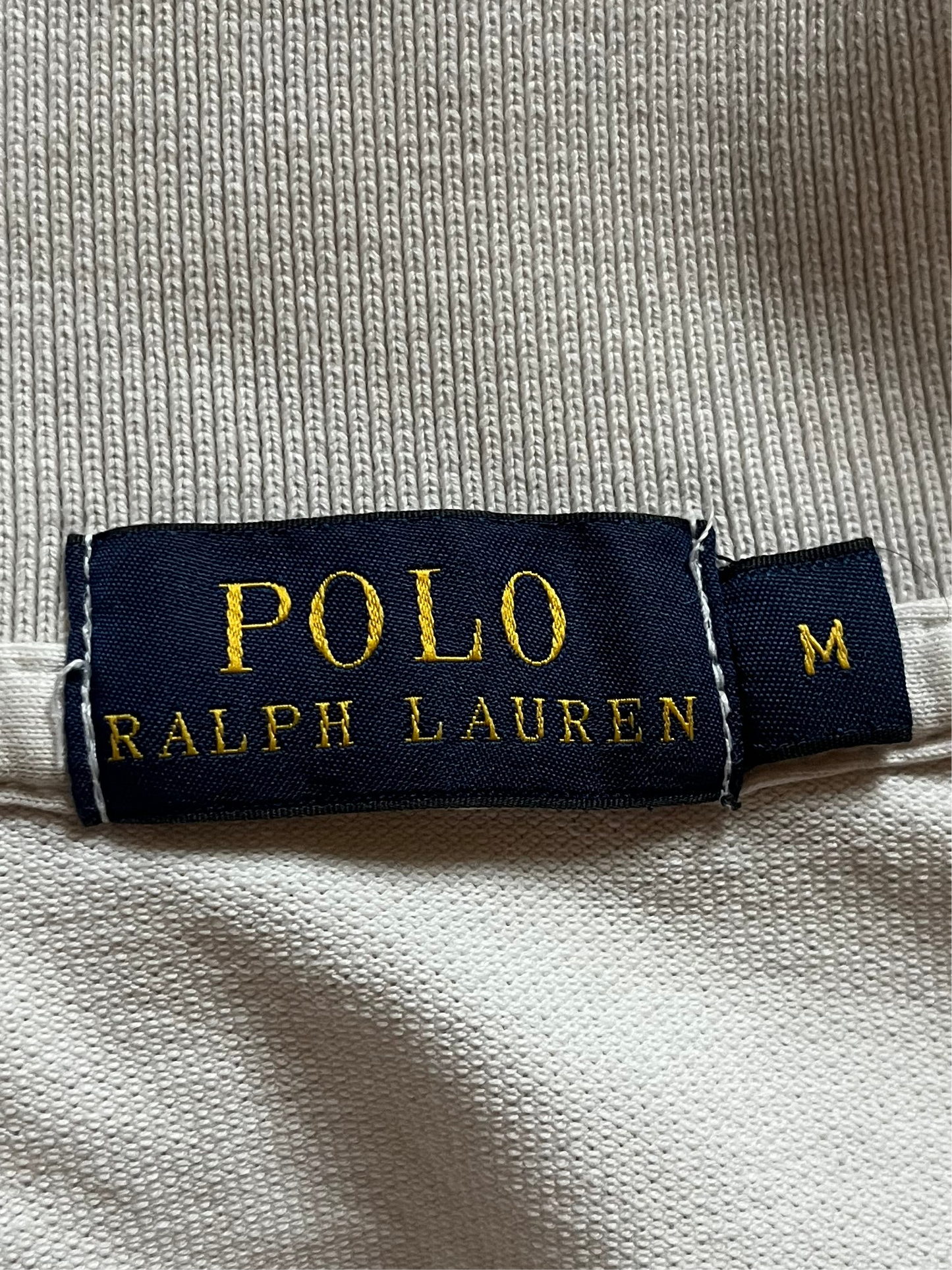 Polo manche courte blanc Ralph Lauren - M