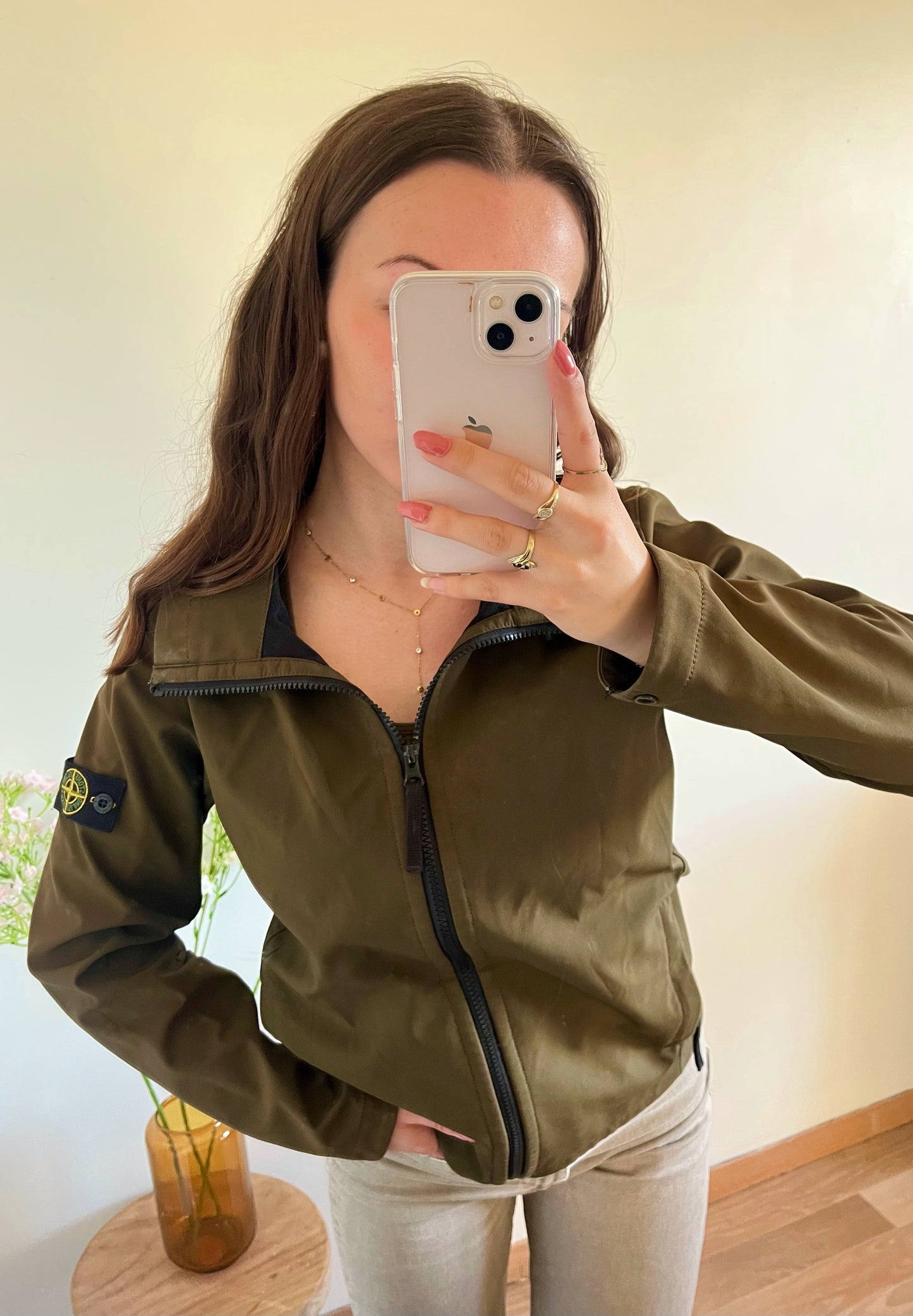 Veste d’extérieur kaki Stone Island - S