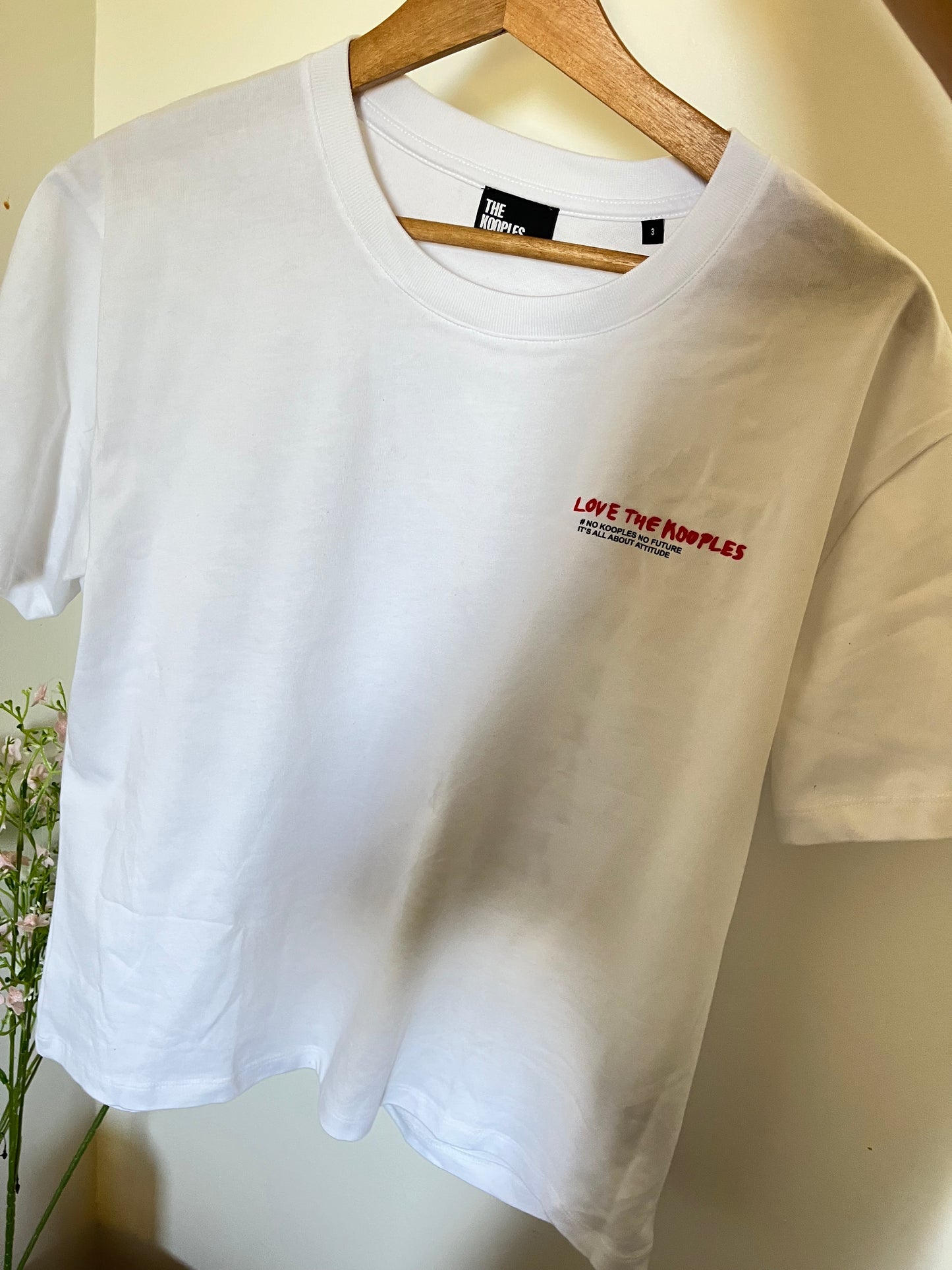 T-shirt blanc I Love The Kooples - L femme / M homme