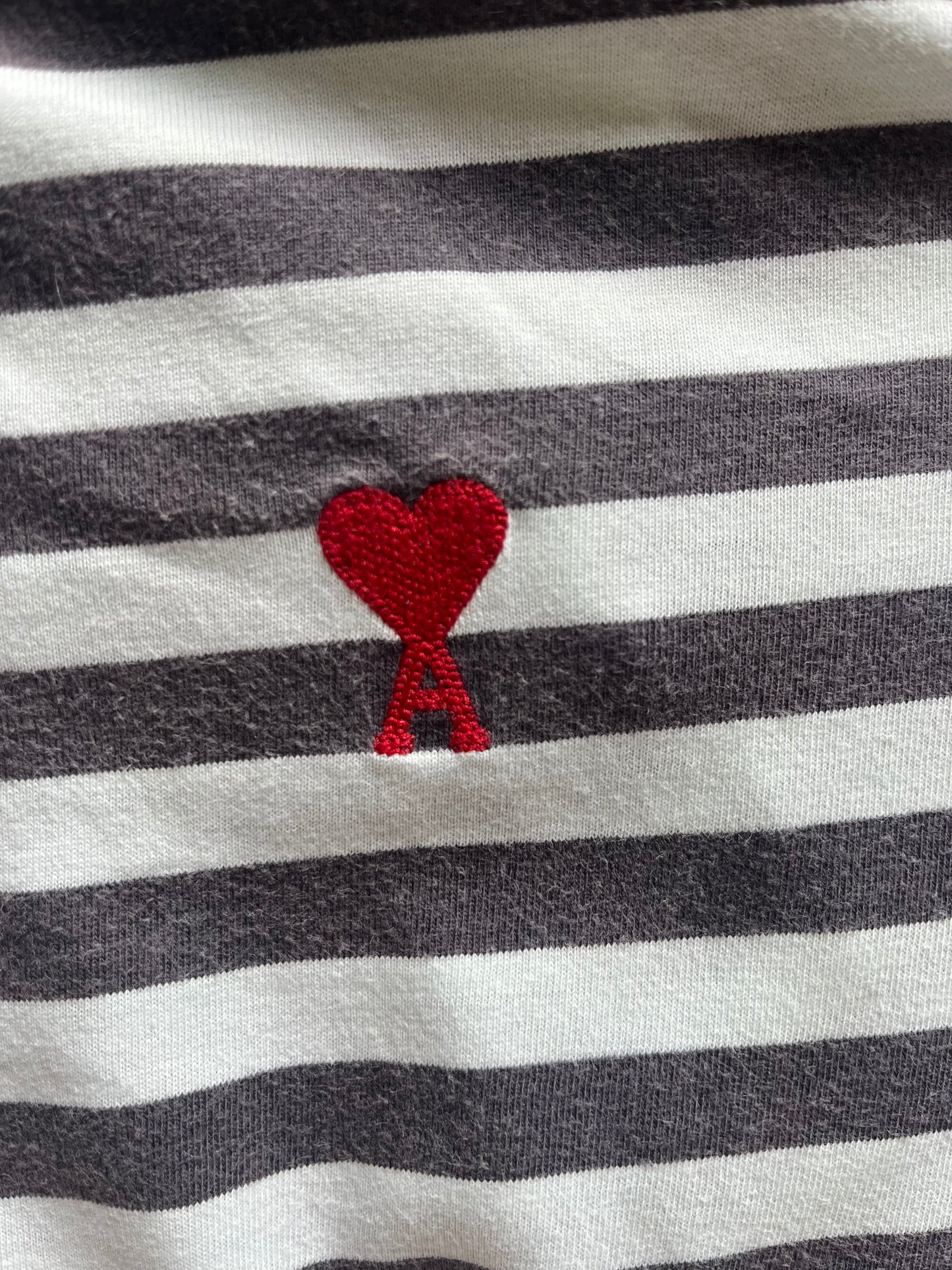 T-shirt rayé Ami Paris - S