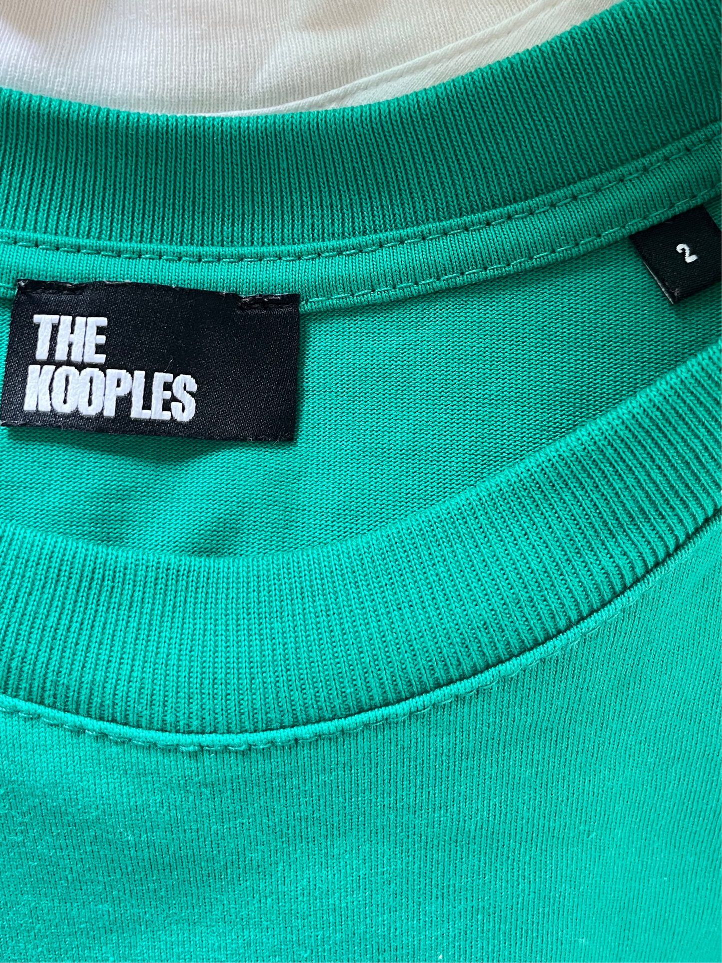 T-shirt vert « What is? » The Kooples - S