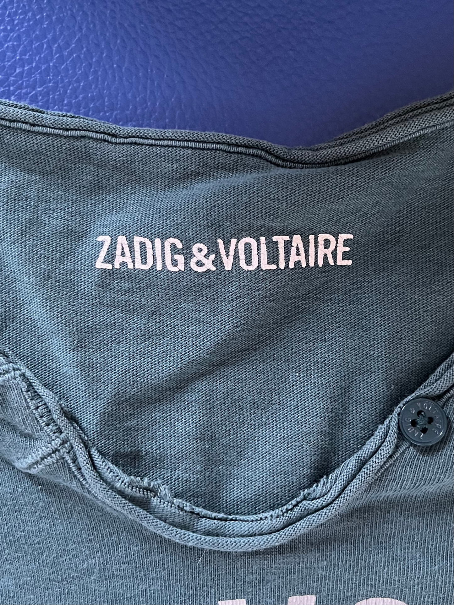 T-shirt vert Zadig & Voltaire - S