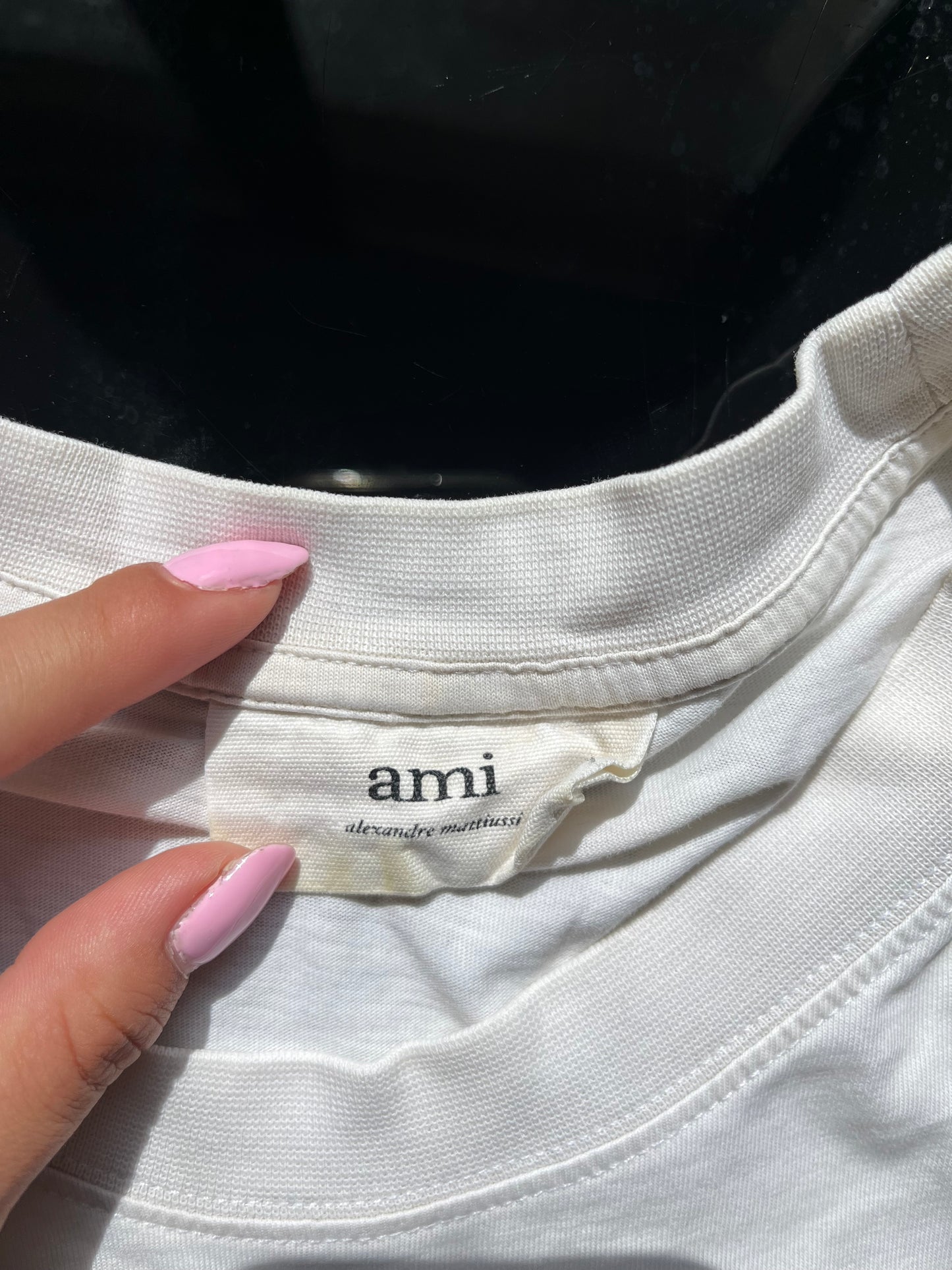 T-shirt blanc Ami Paris - S Homme / M femme