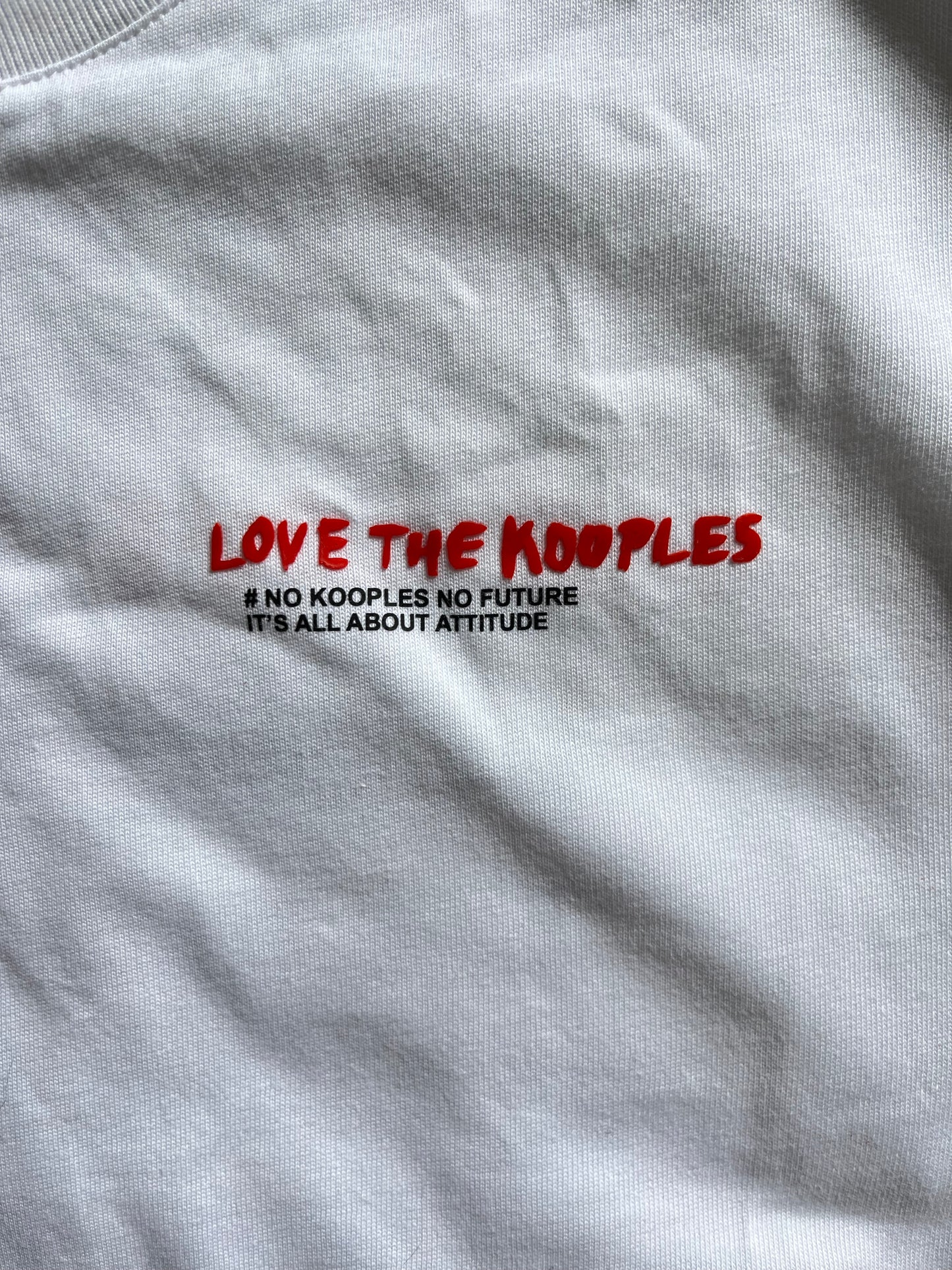 T-shirt blanc I Love The Kooples - L femme / M homme