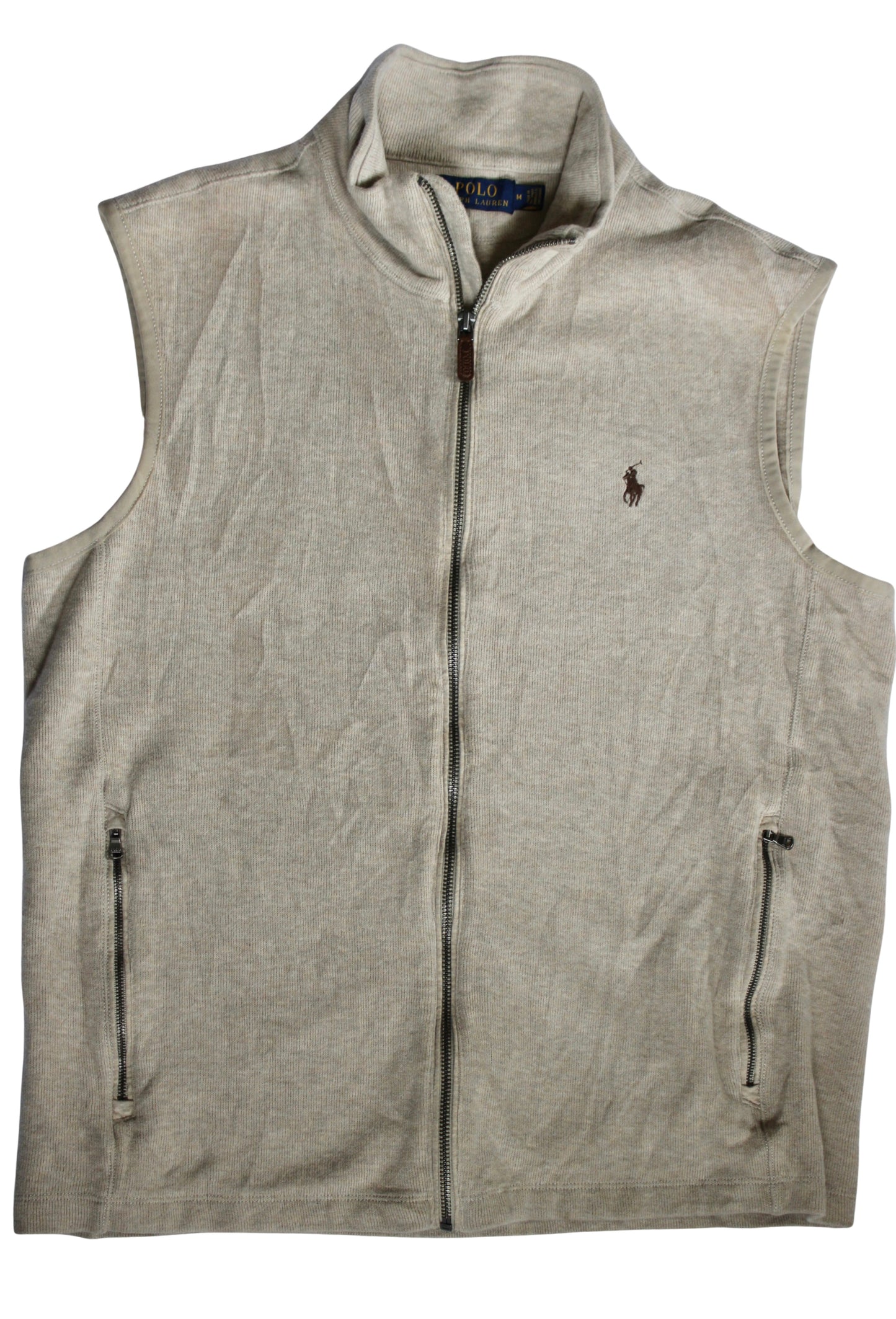 Veste sans manches beige - M