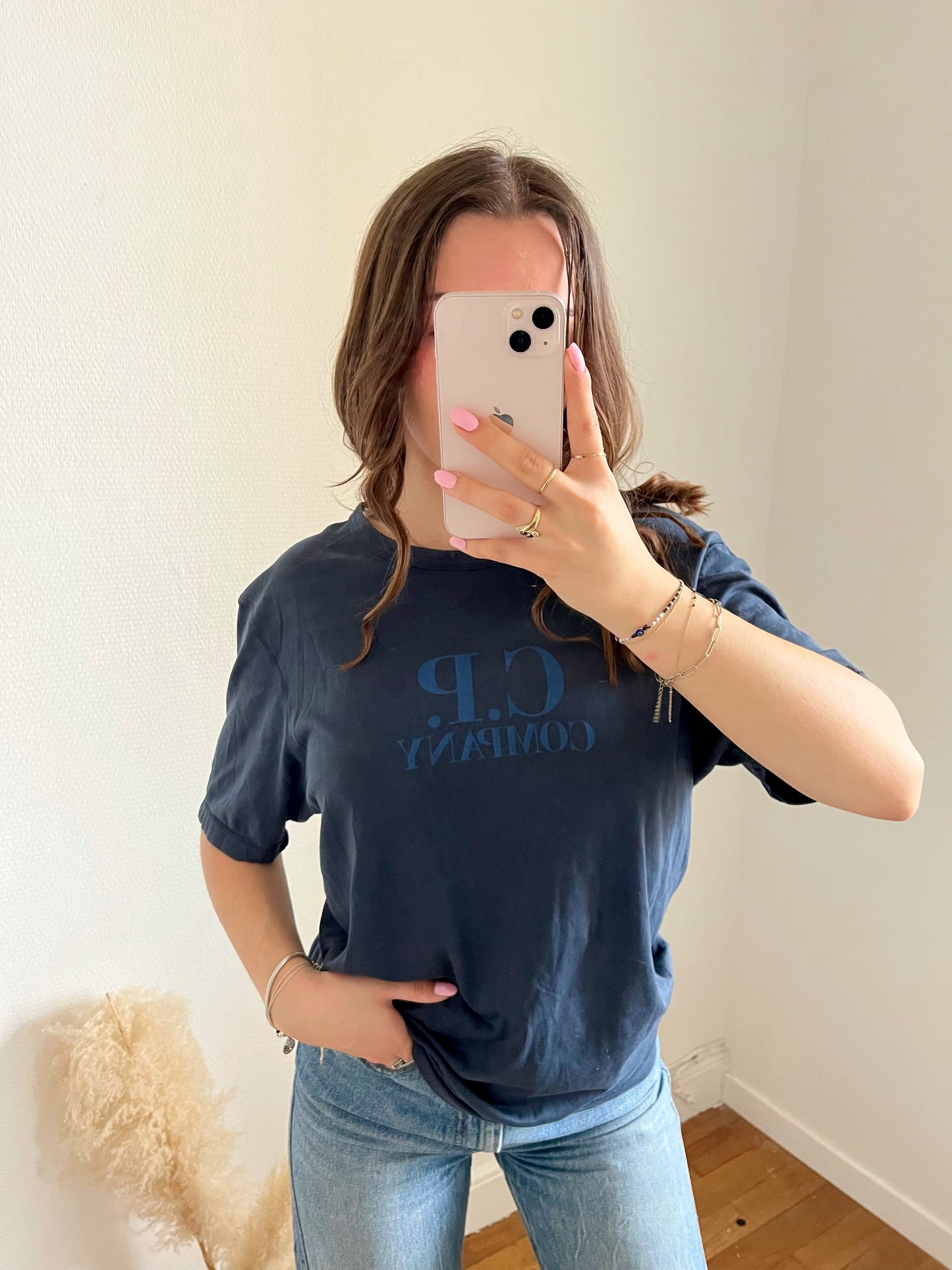 T-shirt bleu marine C.P. Company - M femme / S homme
