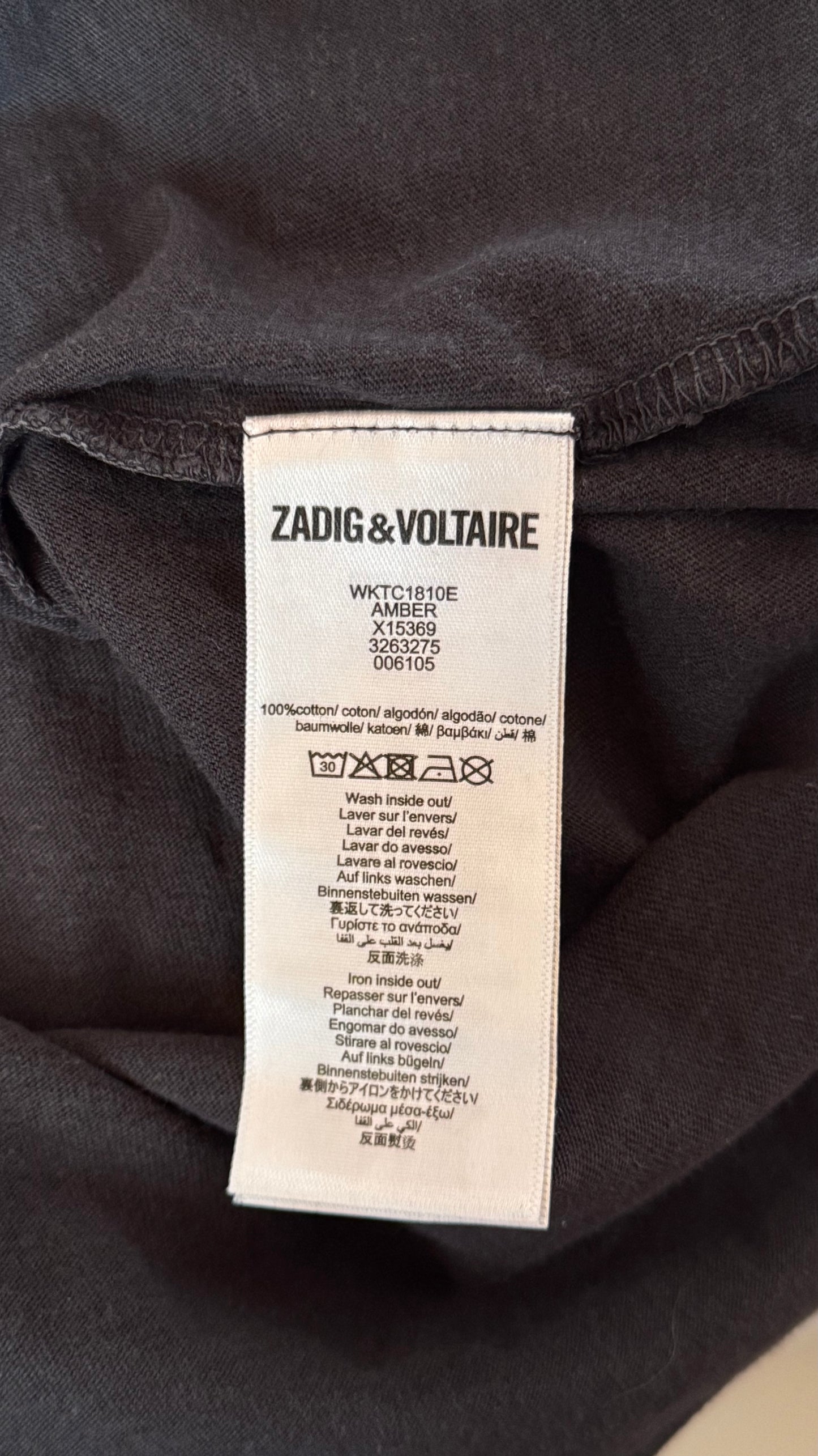 T-shirt noir Zadig & Voltaire - XS