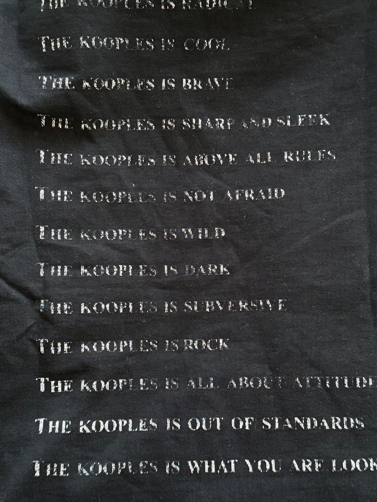 T-shirt à paillettes The Kooples - S