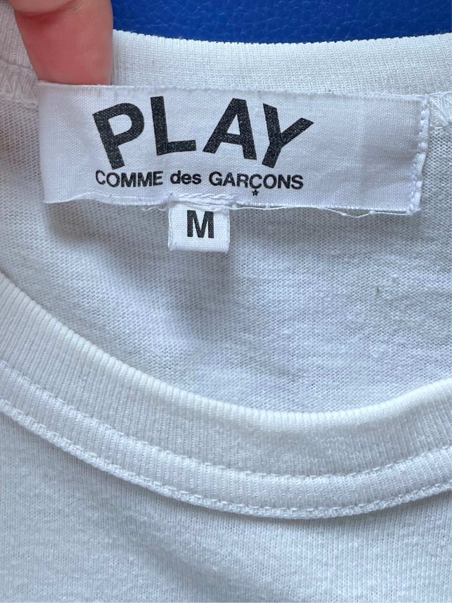 T-shirt blanc Comme Des Garçons - M
