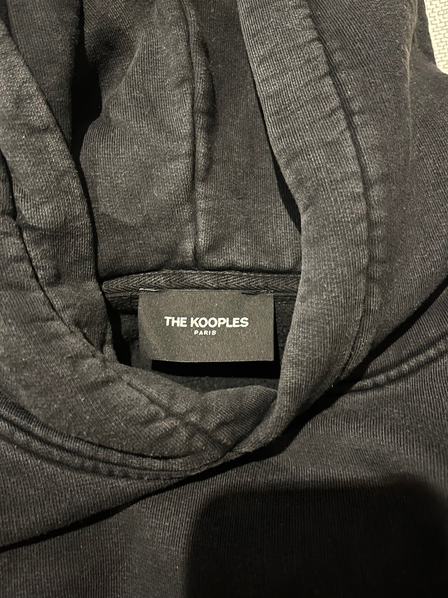 Sweat à capuche noir The Kooples - S