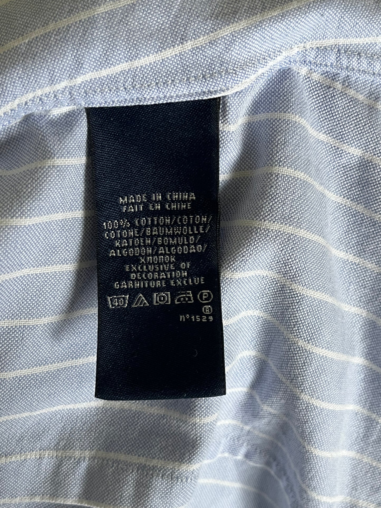Chemise bleu rayée Ralph Lauren - S