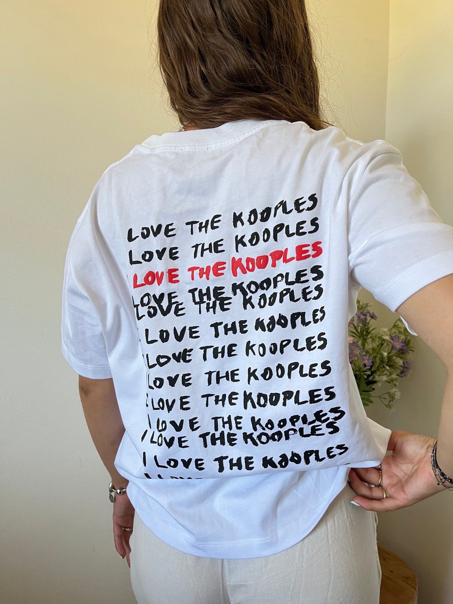 T-shirt blanc I Love The Kooples - L femme / M homme