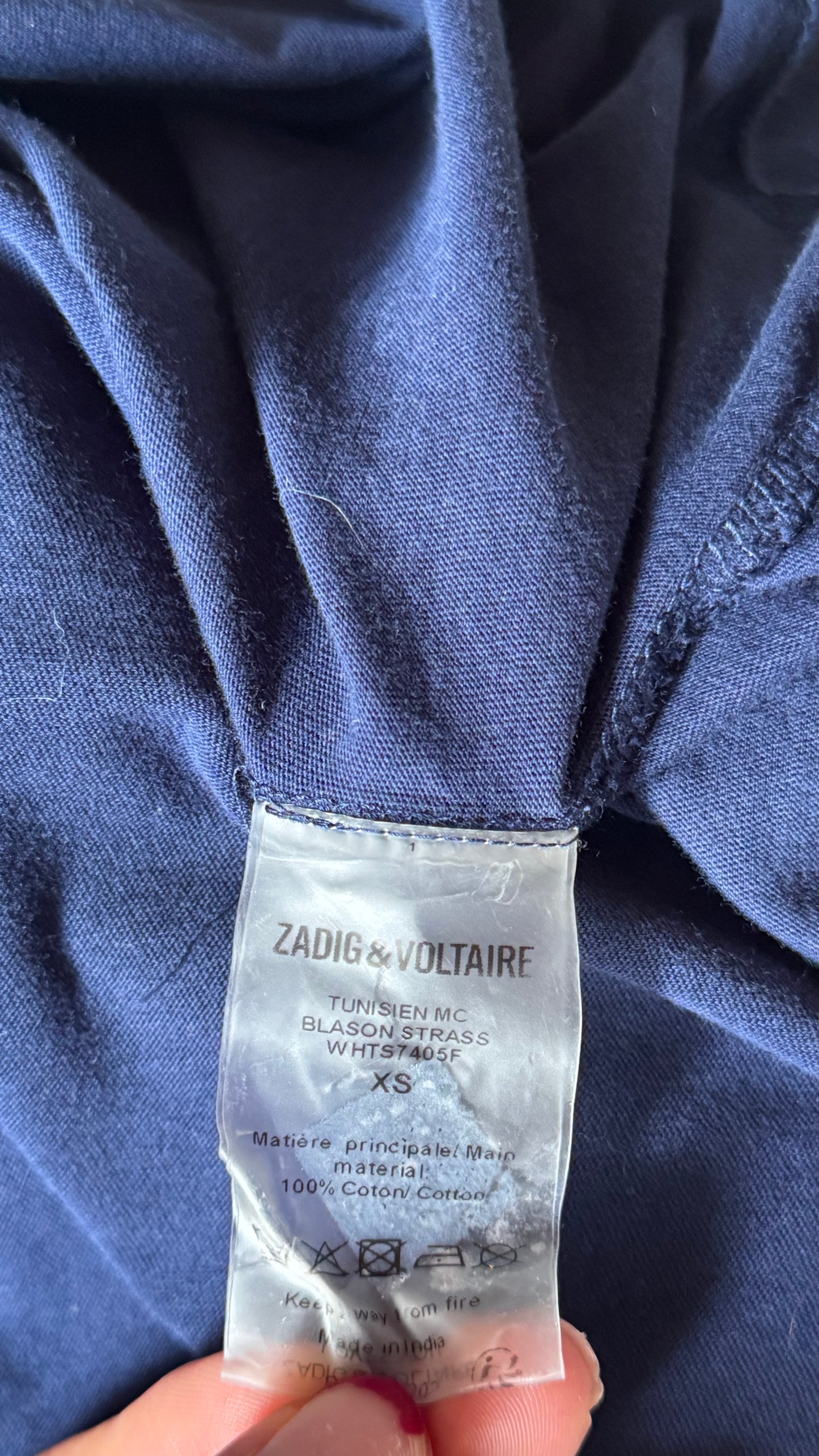 T-shirt Zadig & Voltaire marine - XS