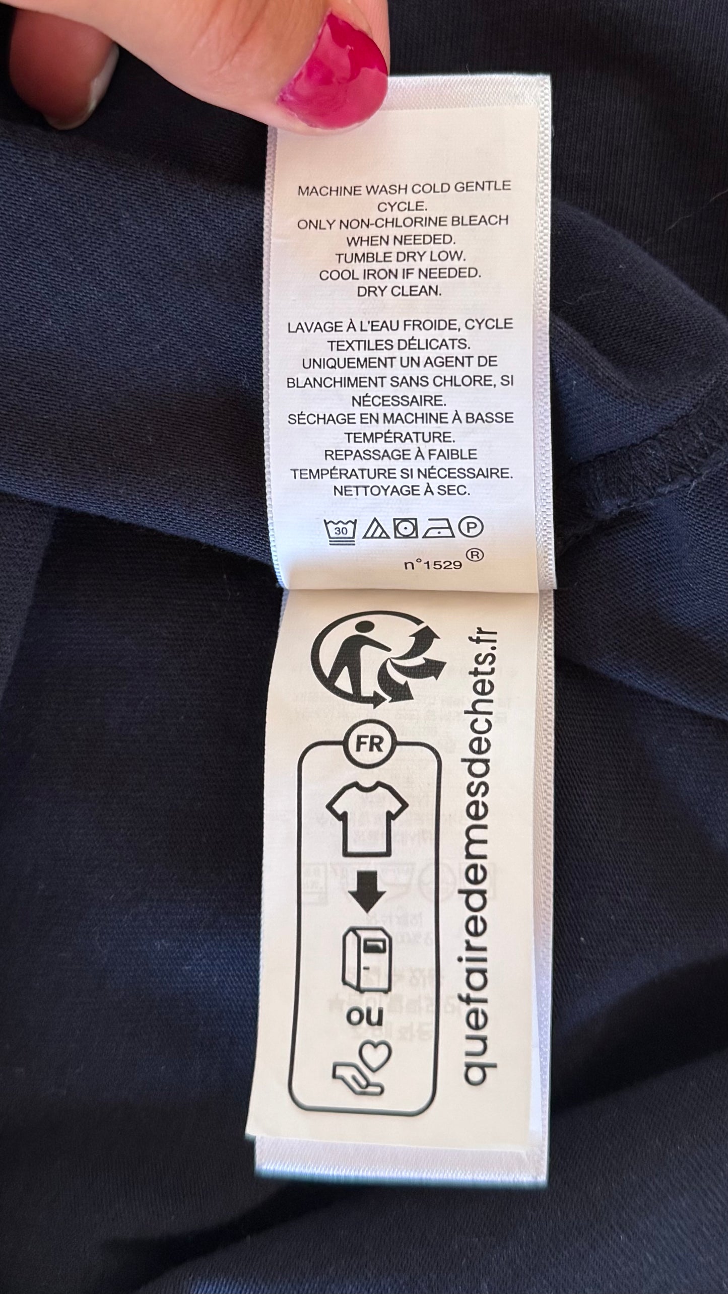 T-shirt polo brodé marine Ralph Lauren - S homme / M femme