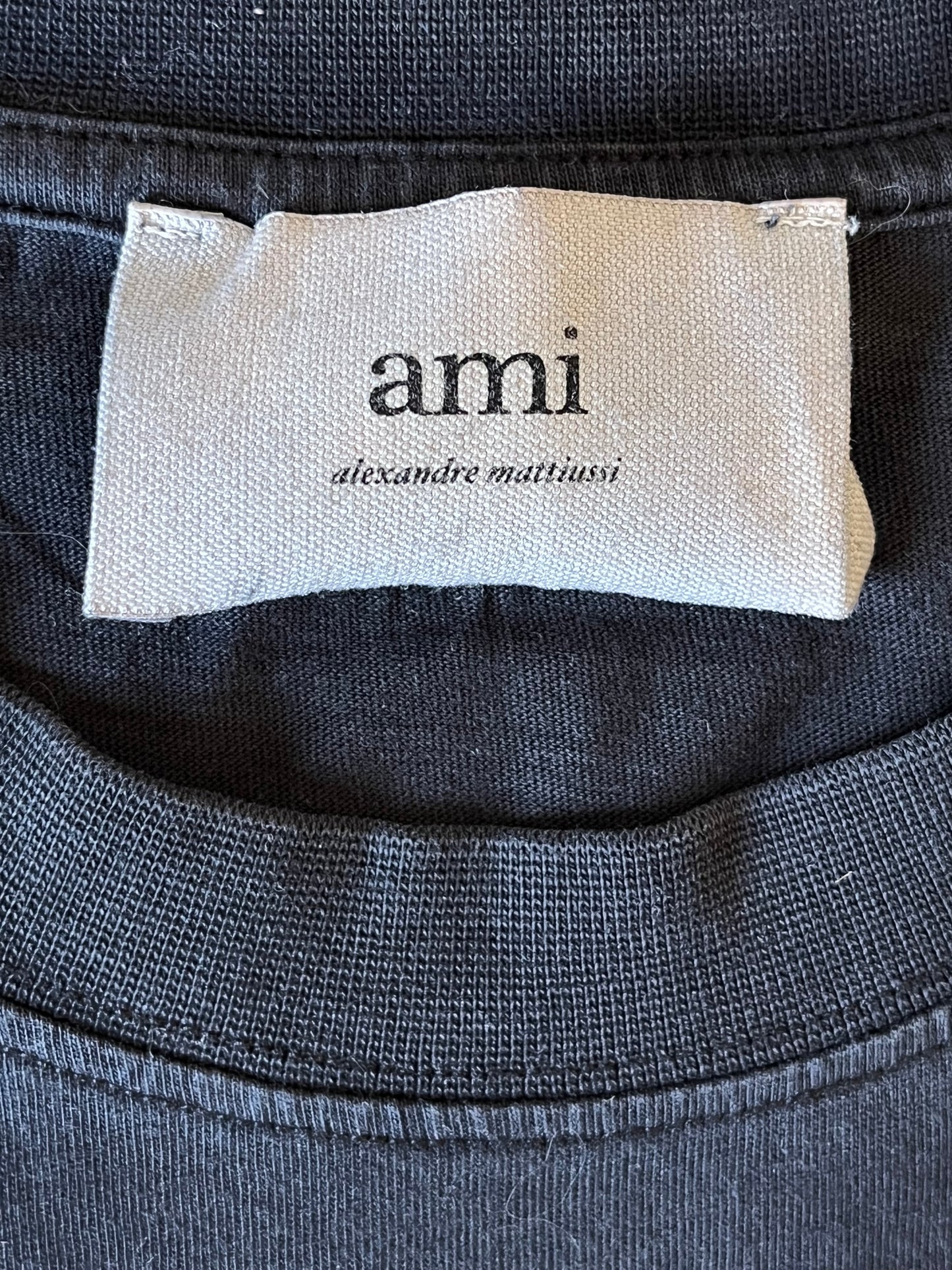 T-shirt noir Ami Paris - M