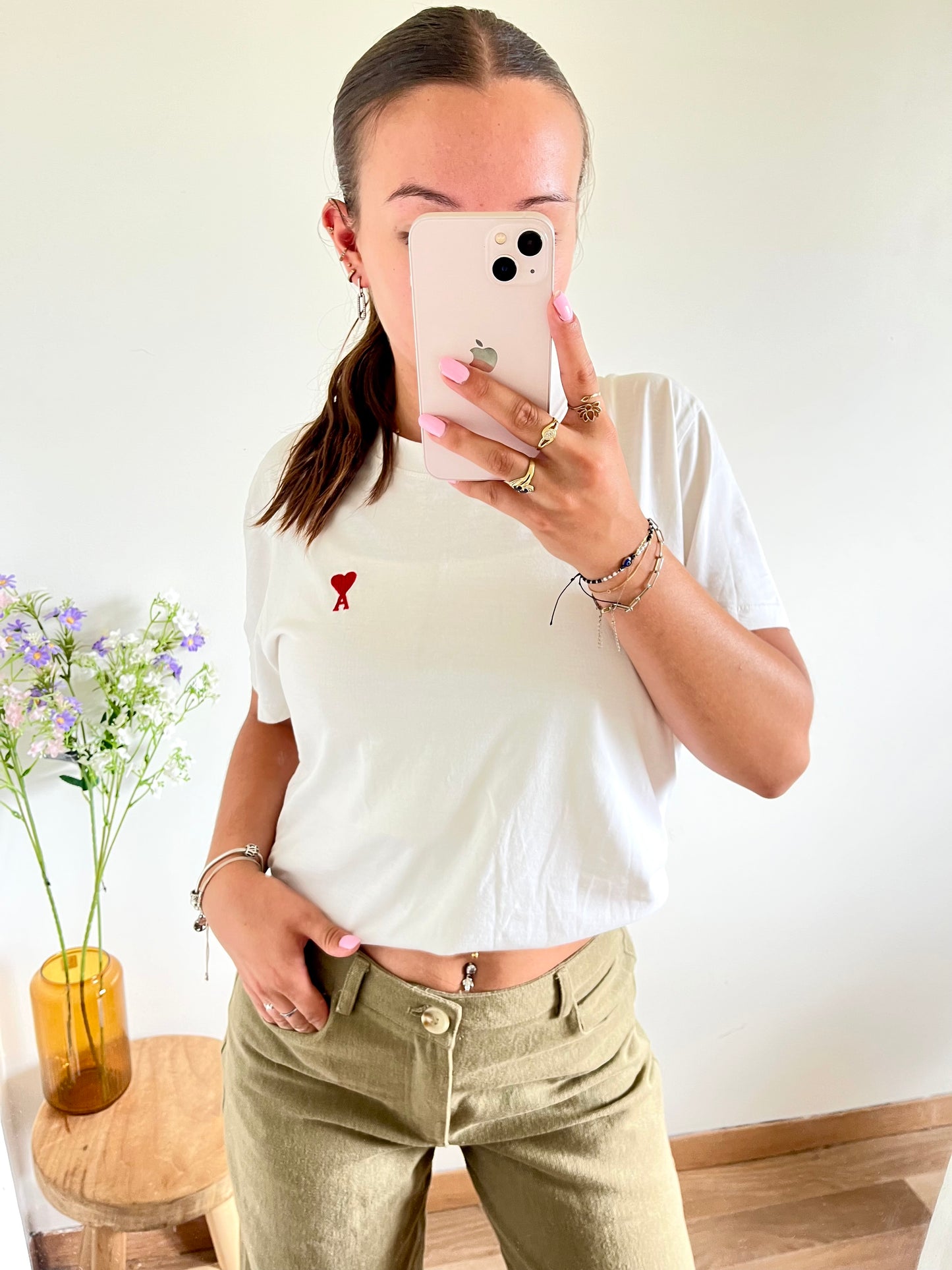 T-shirt blanc Ami Paris - S Homme / M femme