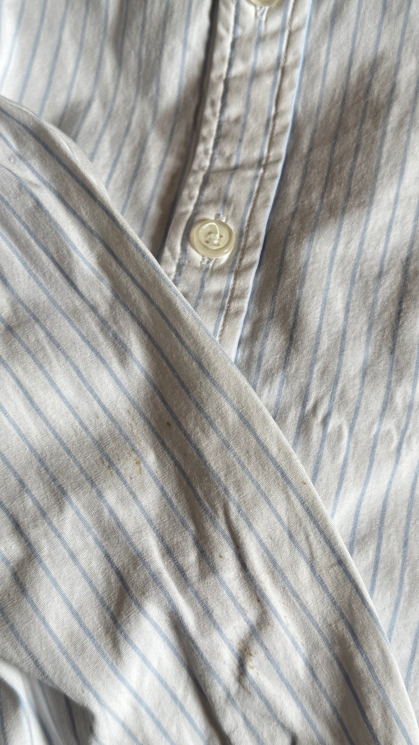 Chemise blanche rayée Ralph Lauren - S