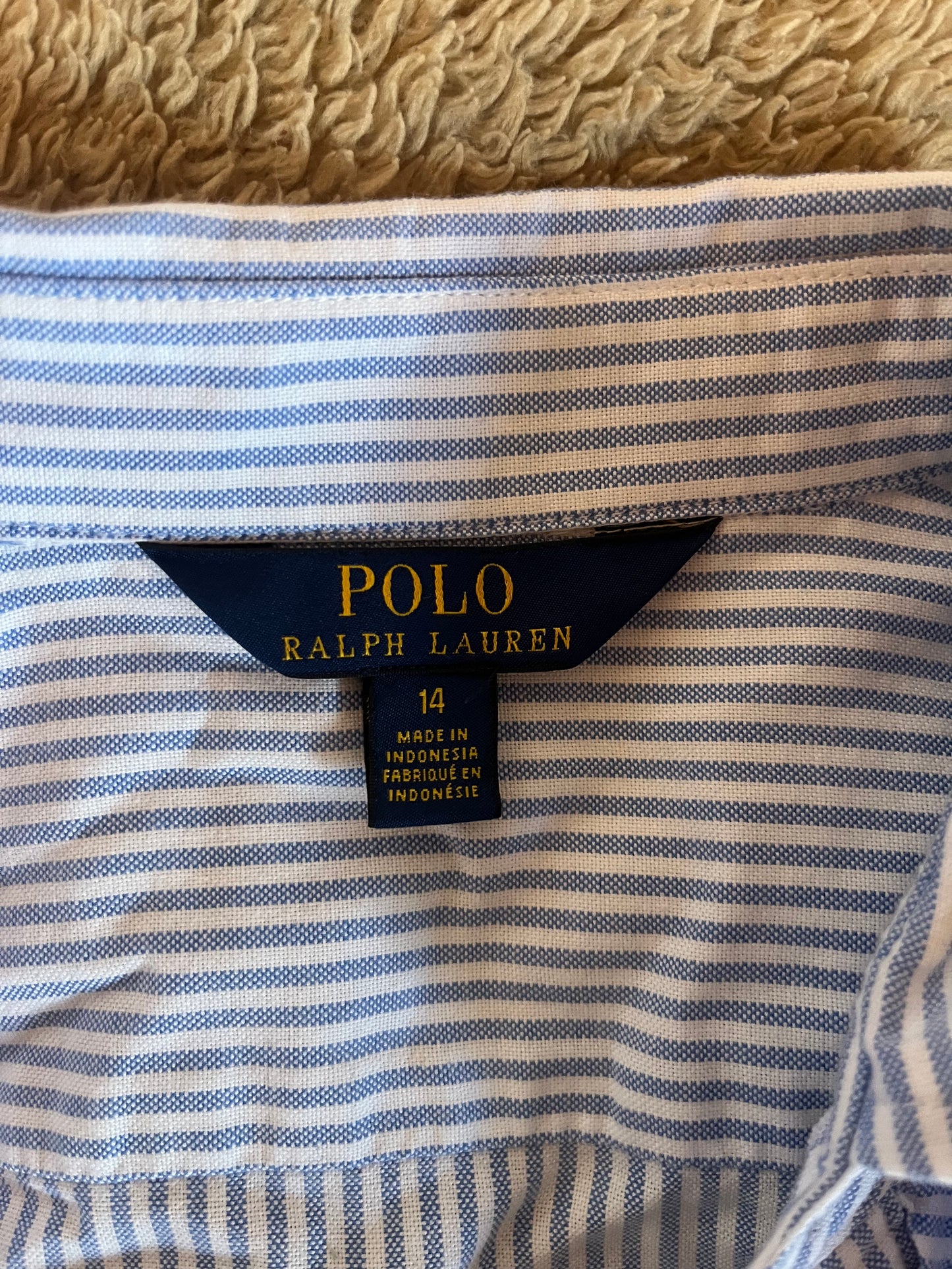 Chemise à froufrou Ralph Lauren -