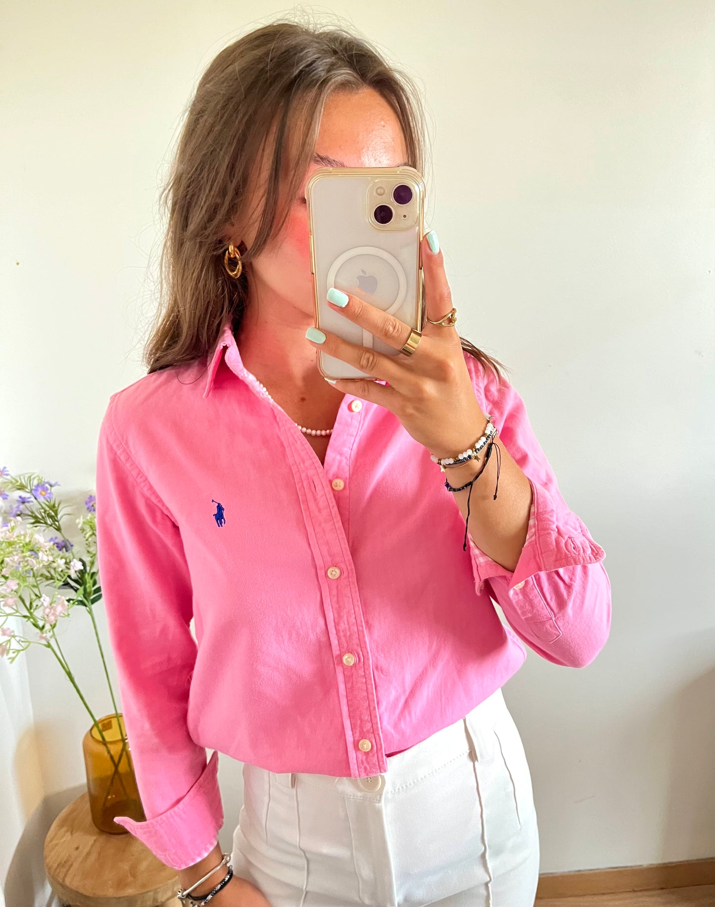 Chemise rose Ralph Lauren - XS/S