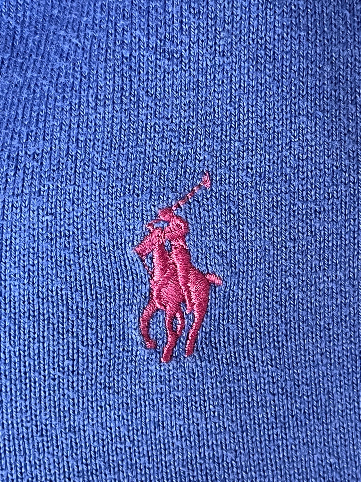 Pull col V bleu Ralph Lauren - S