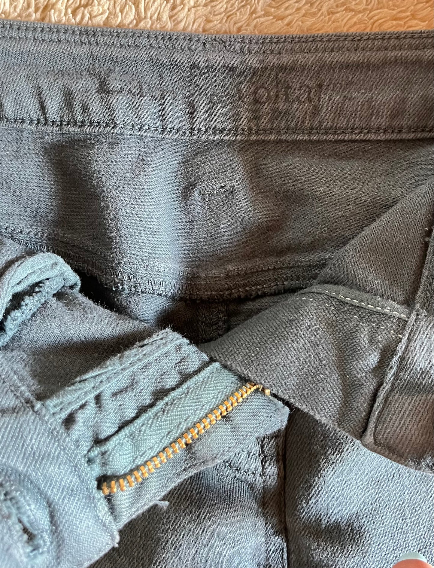 Jupe en jean kaki Zadig & Voltaire - 36