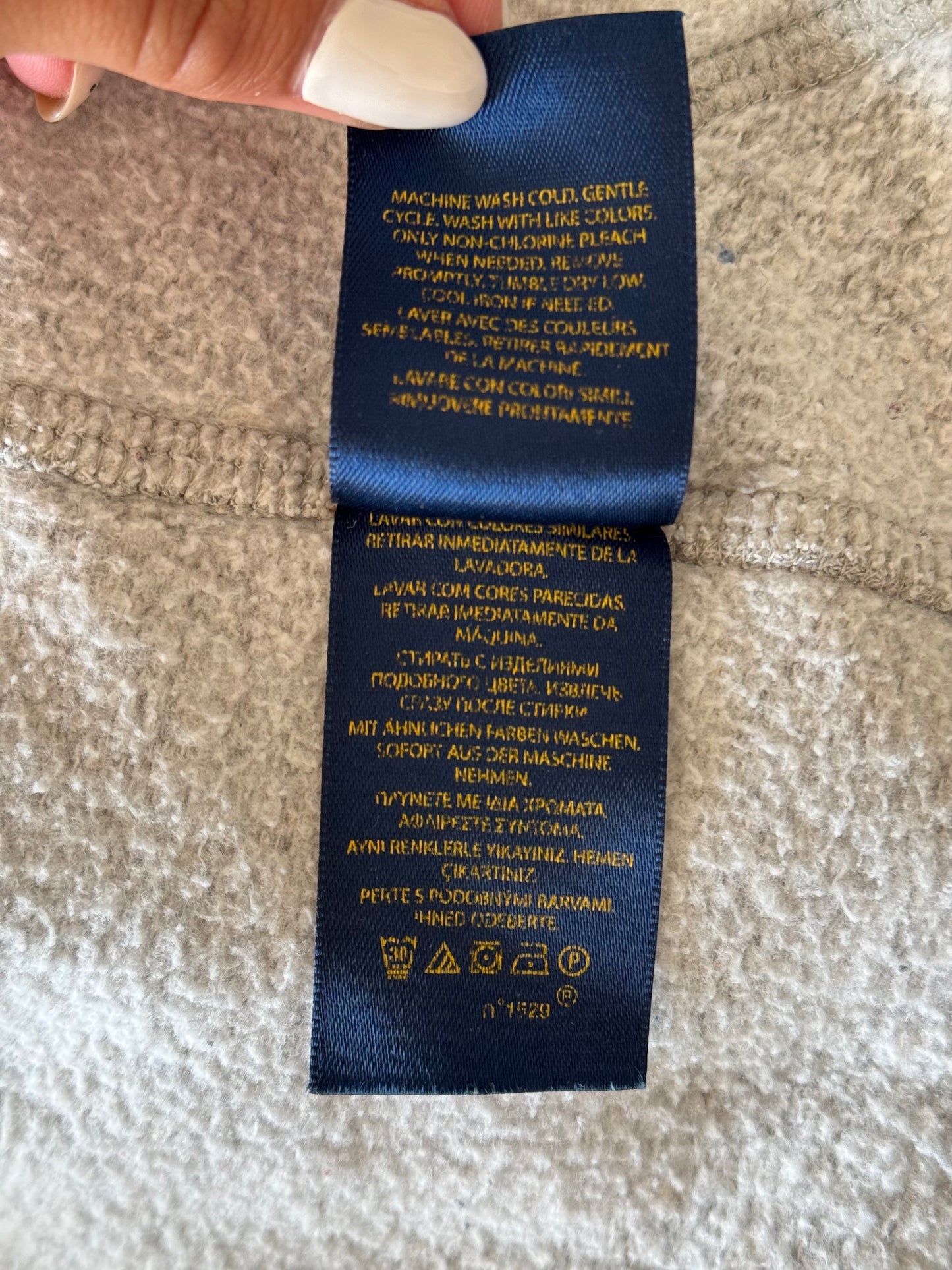 Veste à capuche grise Ralph Lauren - XS