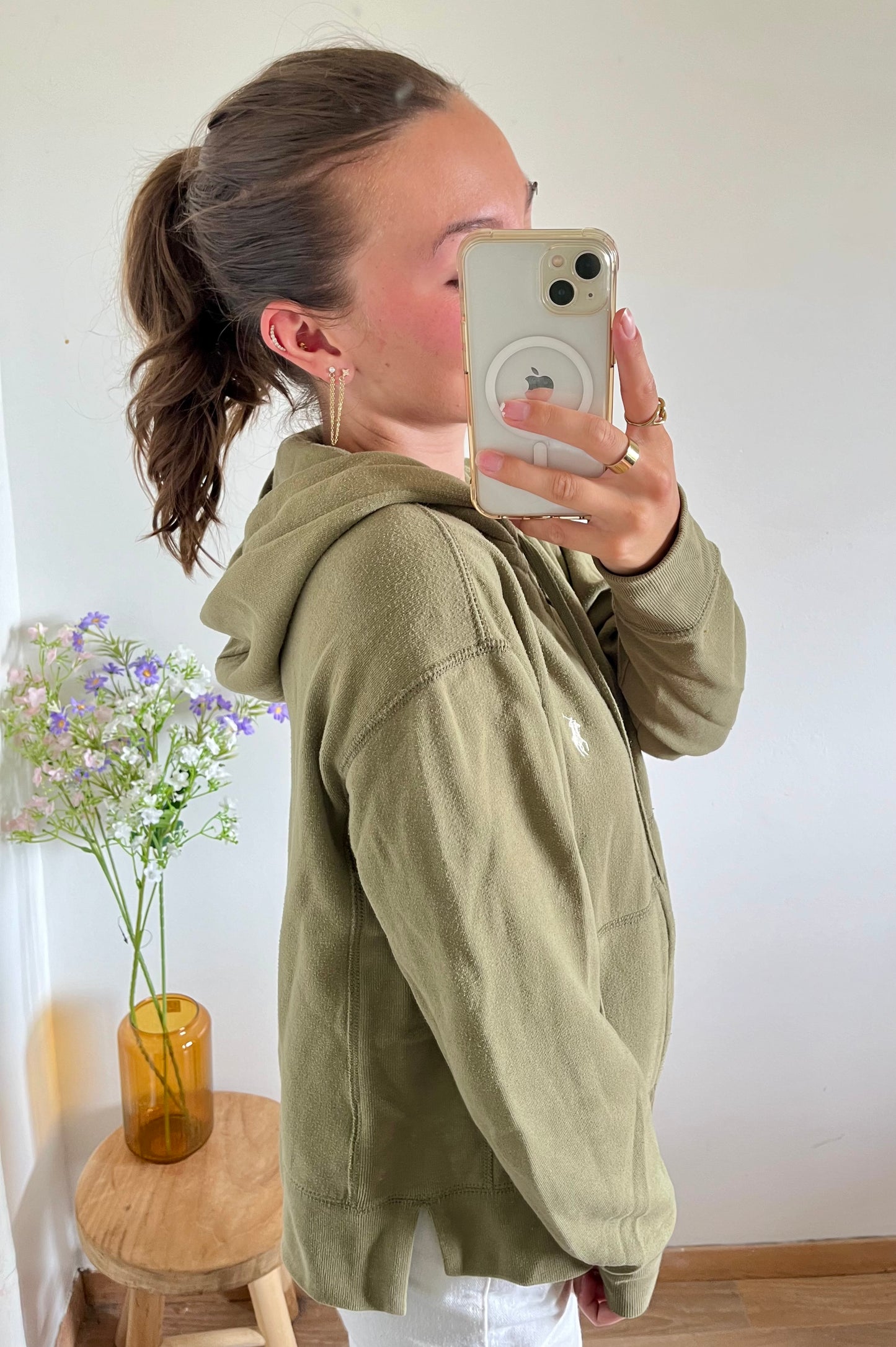 Veste à capuche kaki Ralph Lauren - S