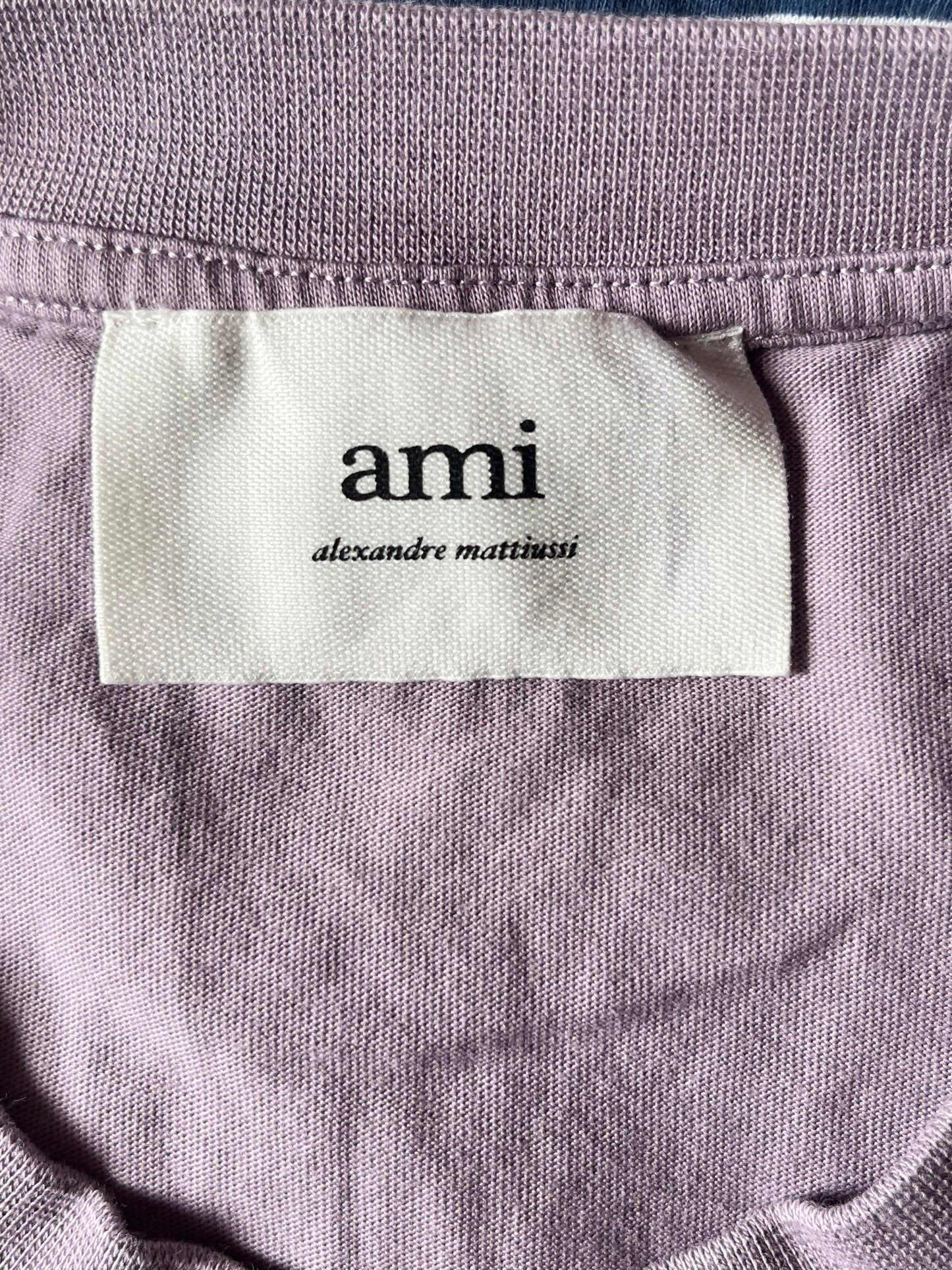 T-shirt mauve pastel Ami Paris - M