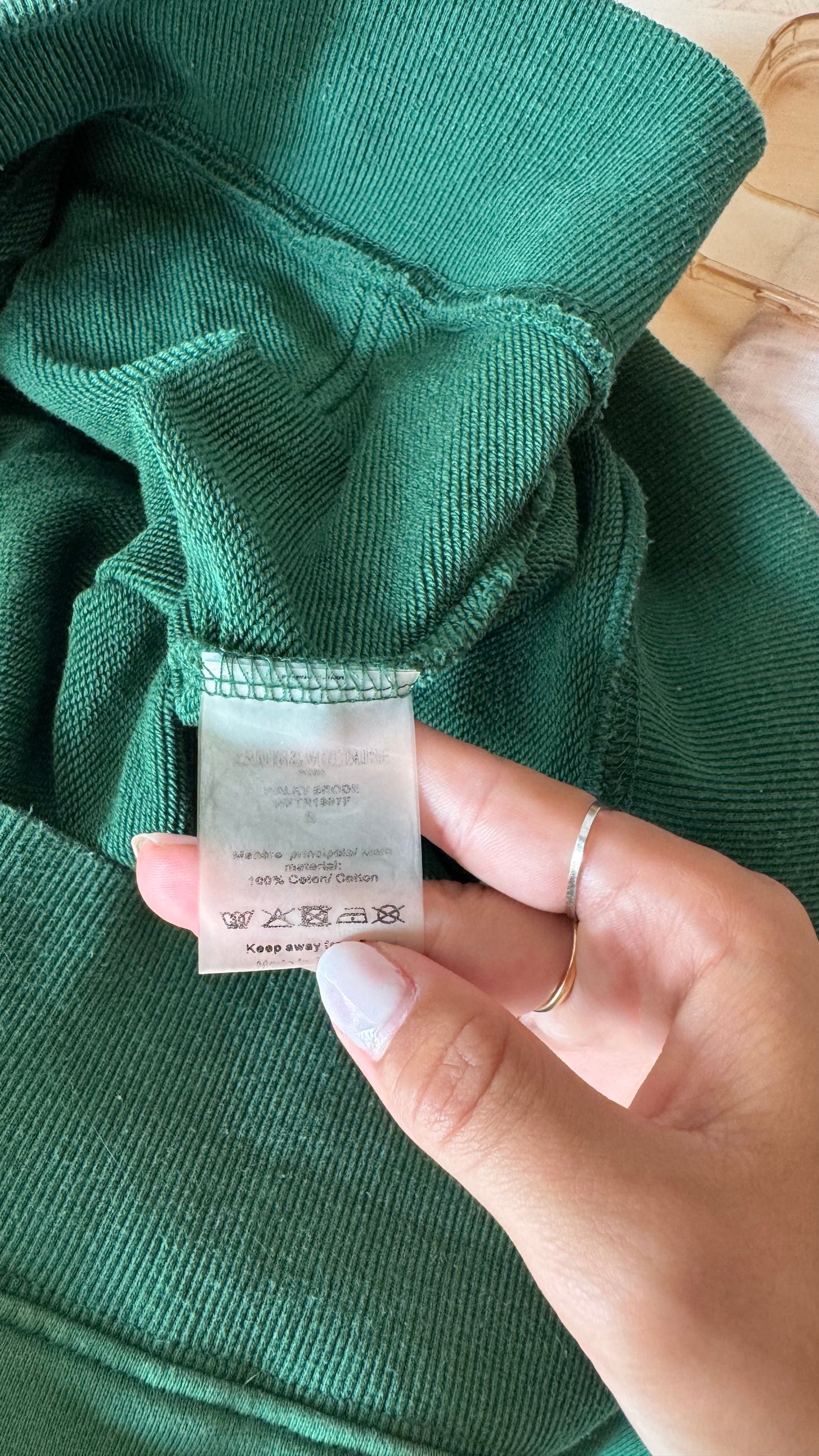 Sweat à capuche vert Zadig & Voltaire - S