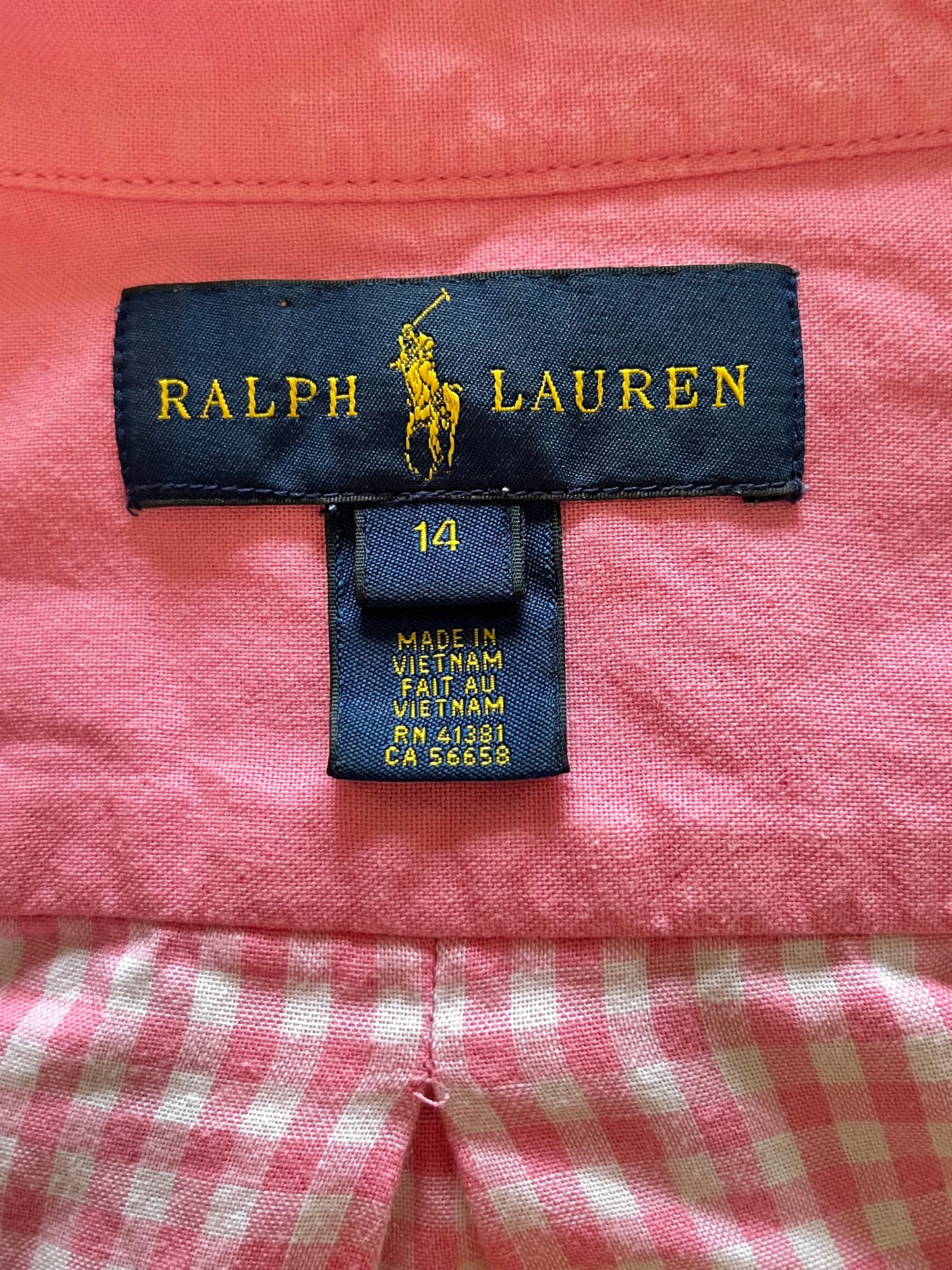 Chemise rose Ralph Lauren - XS/S