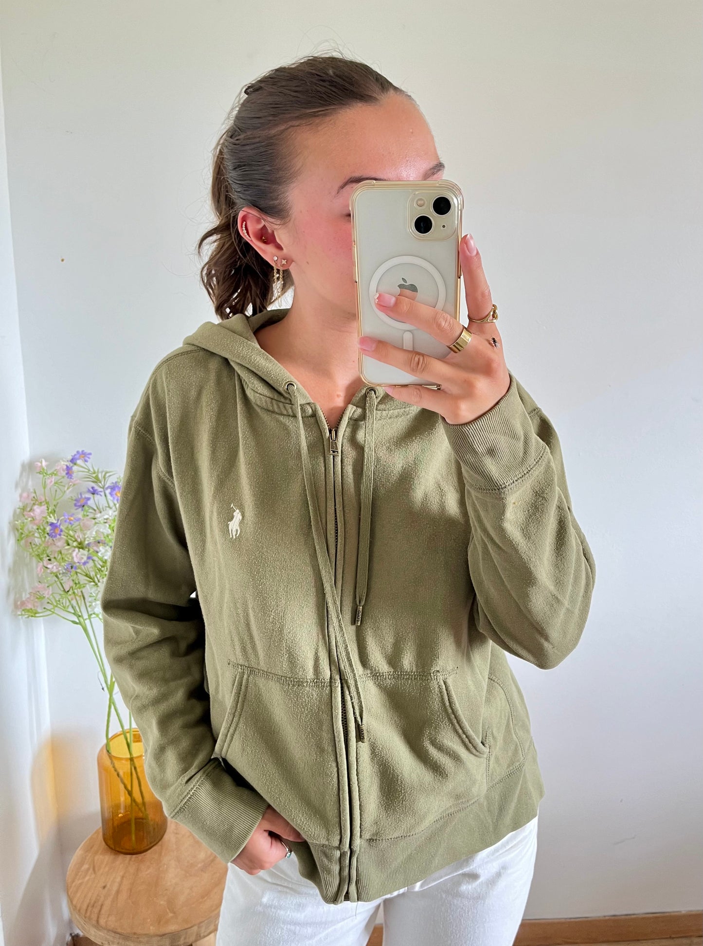 Veste à capuche kaki Ralph Lauren - S