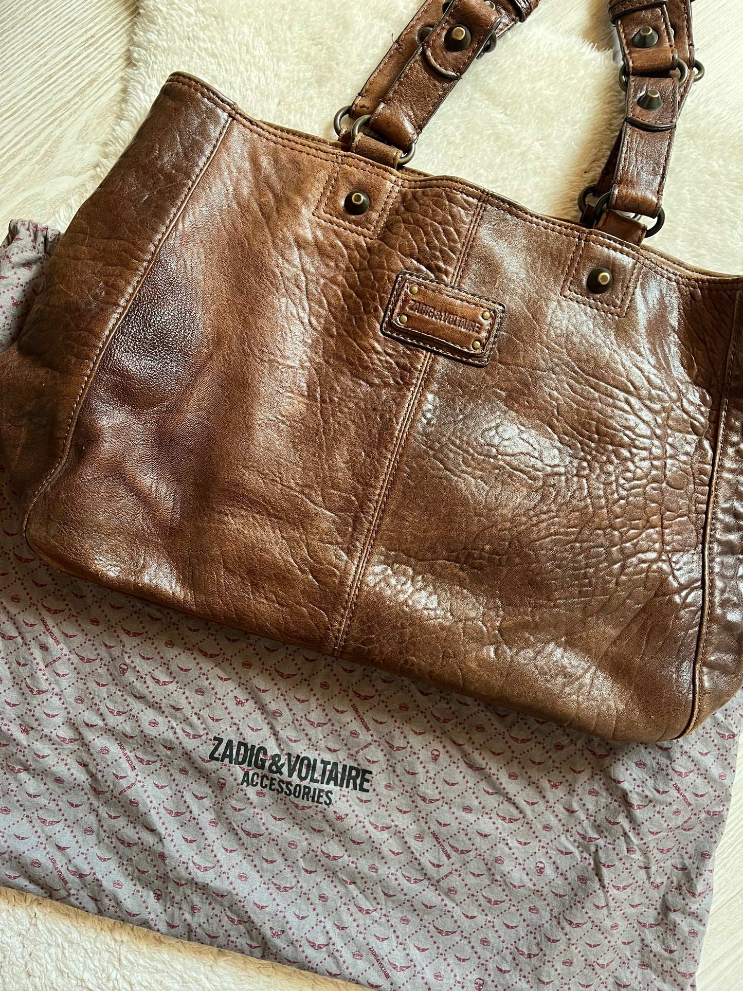Sac en cuir Zadig & Voltaire - Granf format