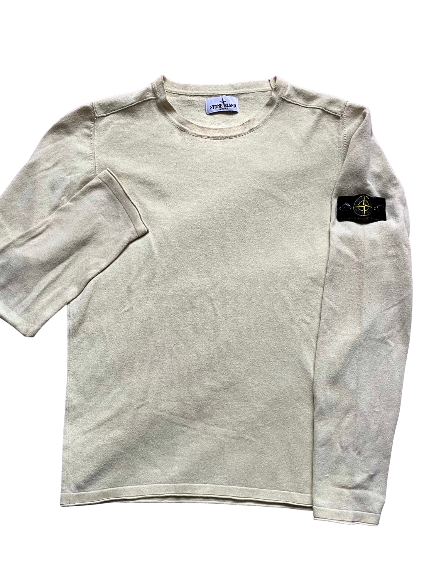 Pull jaune pastel Stone - S