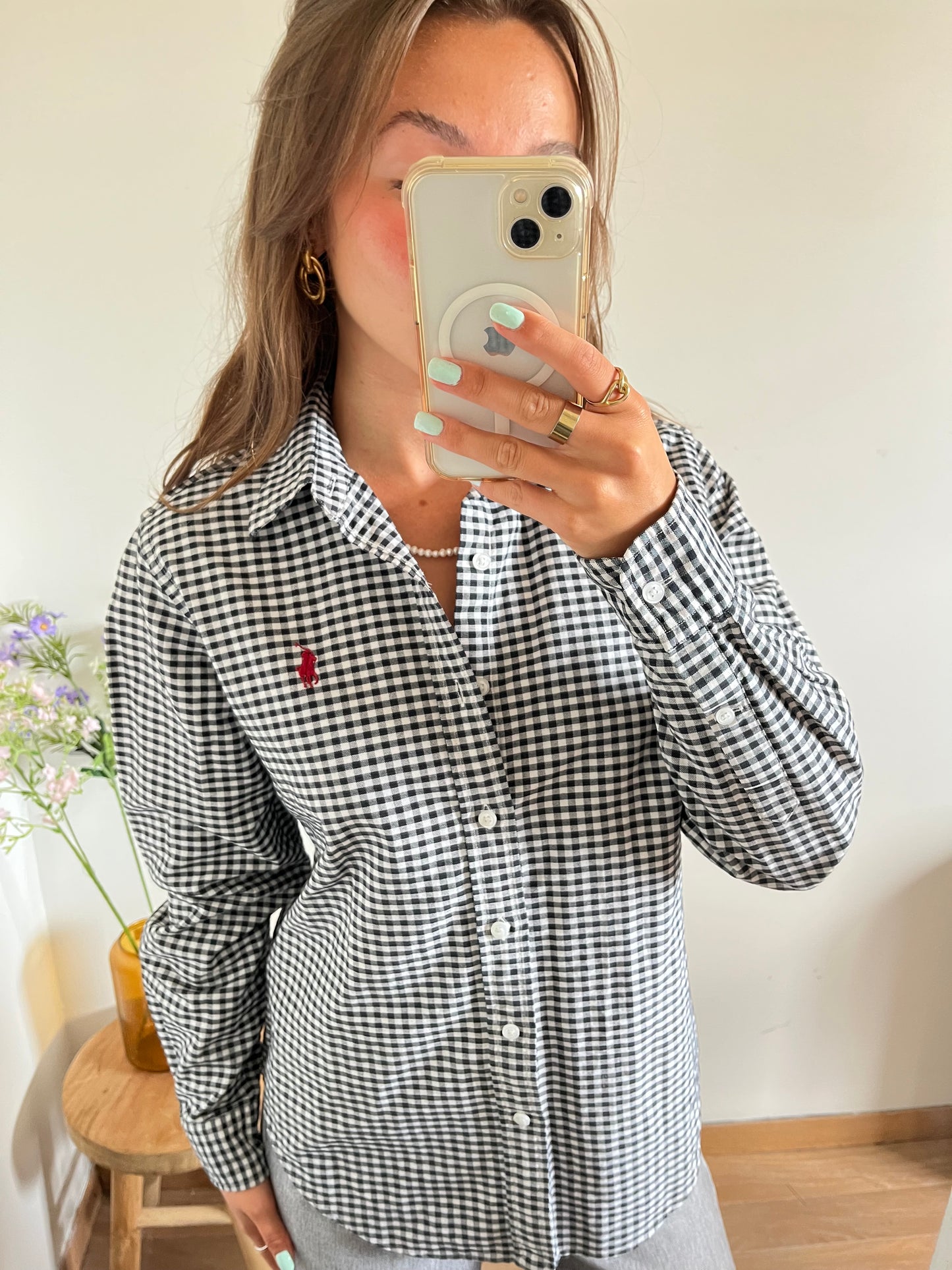 Chemise à carreaux Ralph Lauren - M