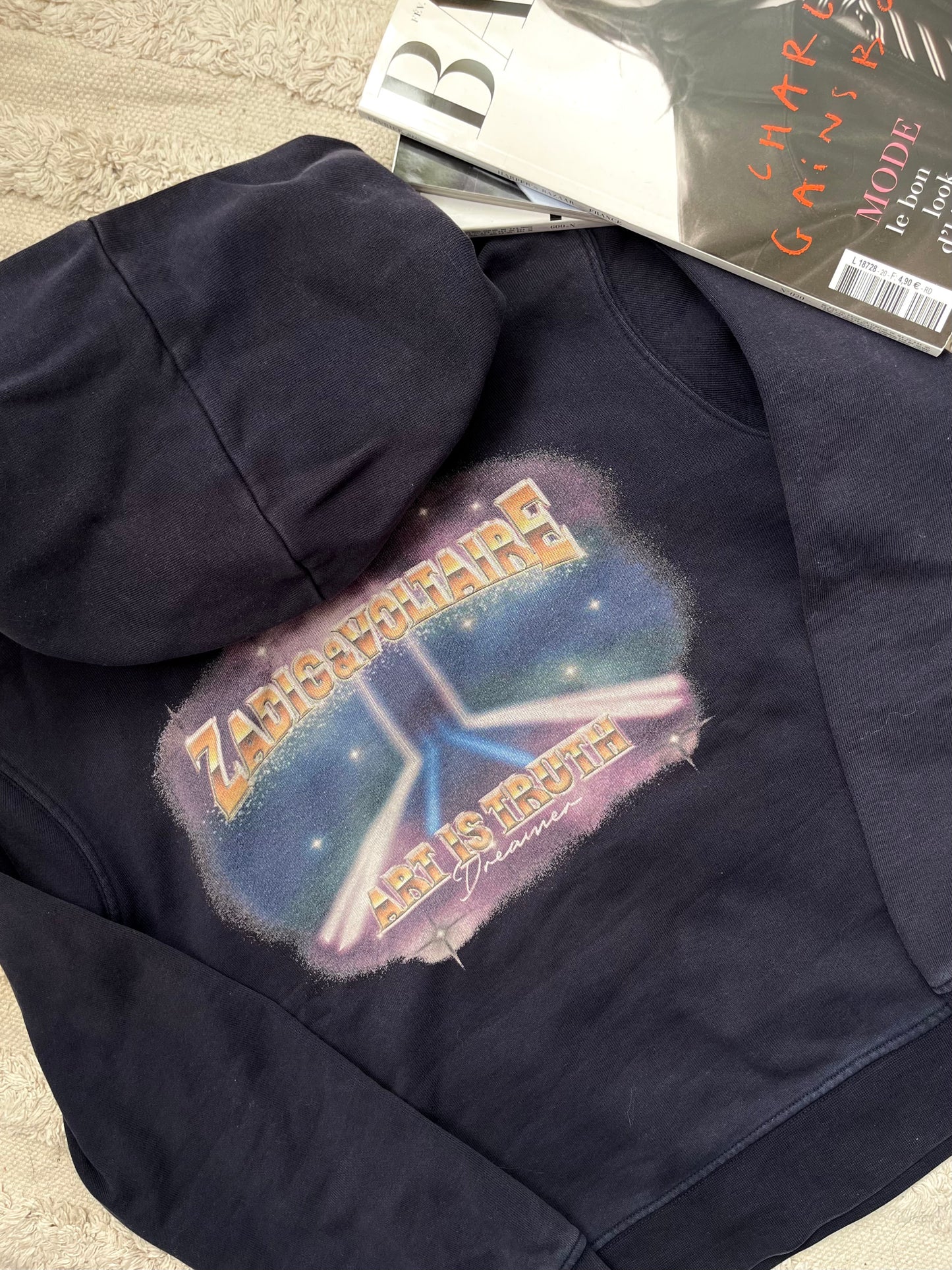 Sweat marine inscriptions dos Zadig & Voltaire - XS