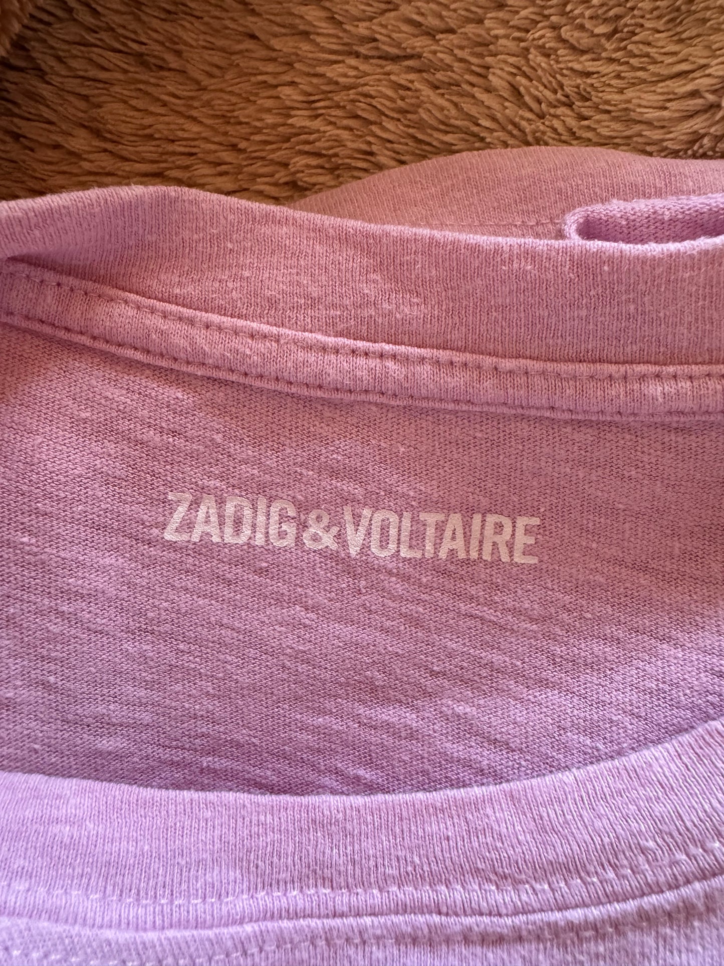 T-shirt rose Zadig & Voltaire - M