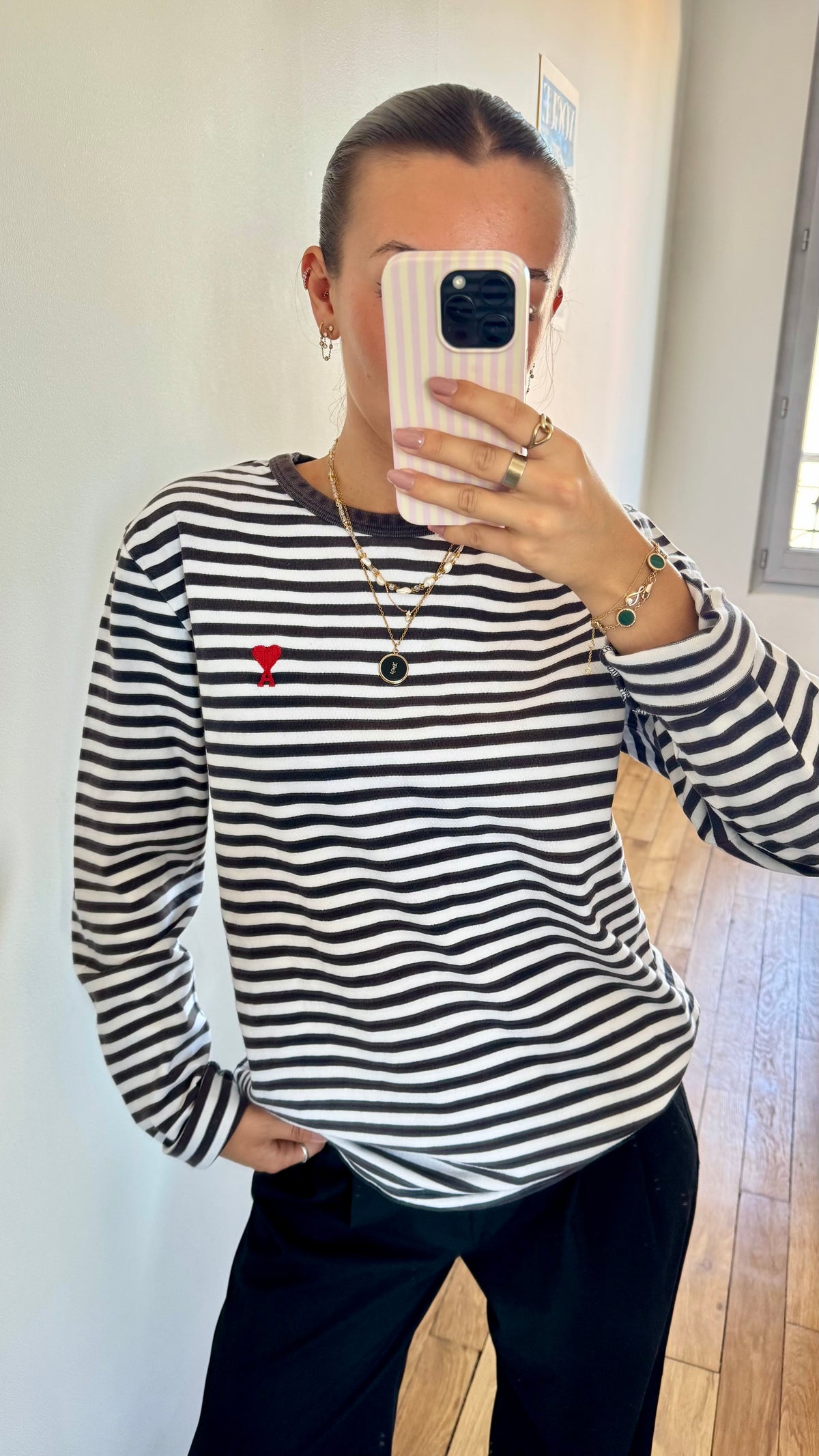 Pull marinière Ami Paris - S homme / M femme