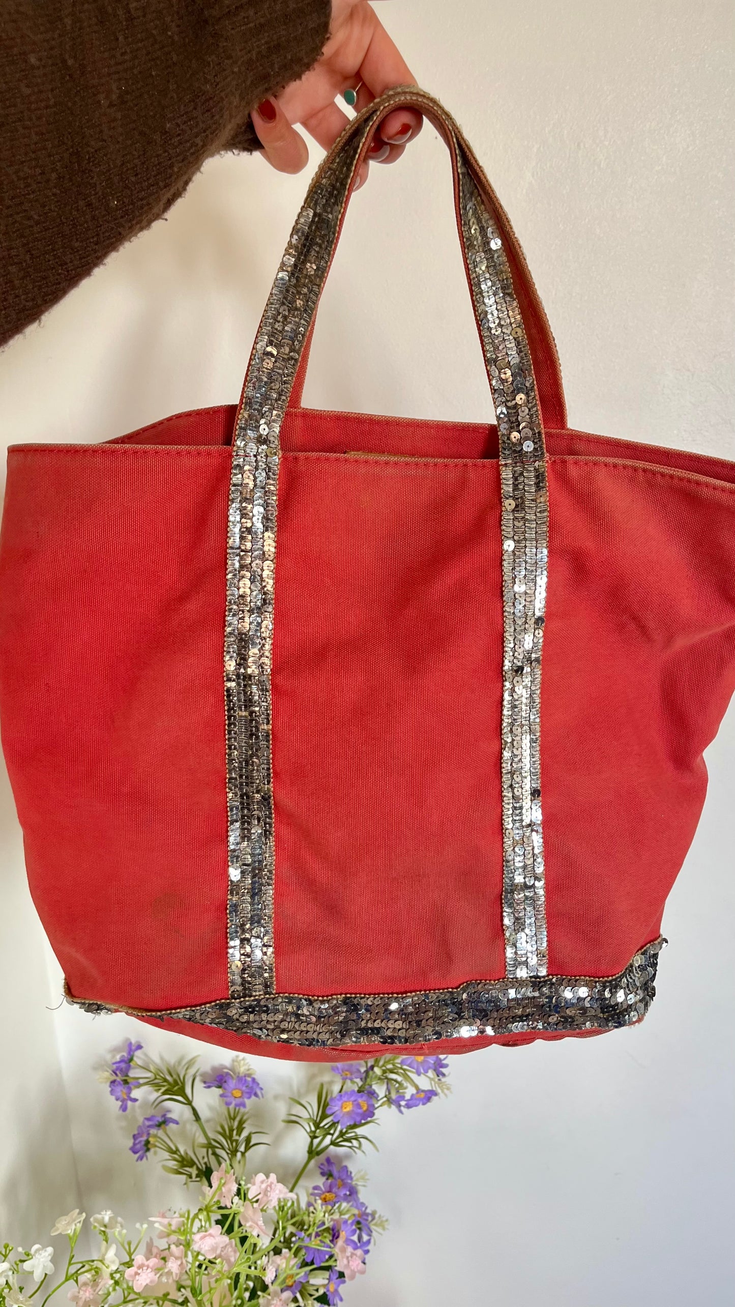 Sac cabas rose rouge Vanessa Bruno