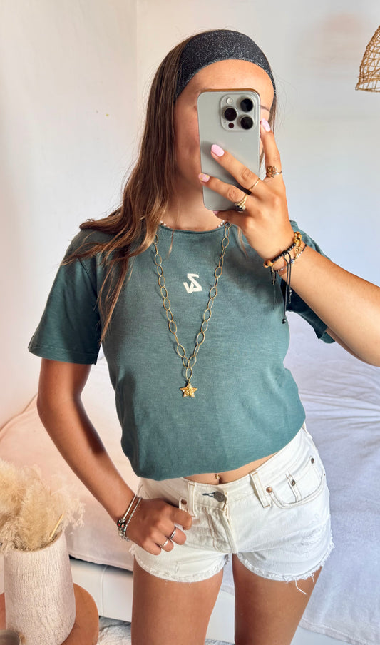 T-shirt vert foncé Zadig & Voltaire - S