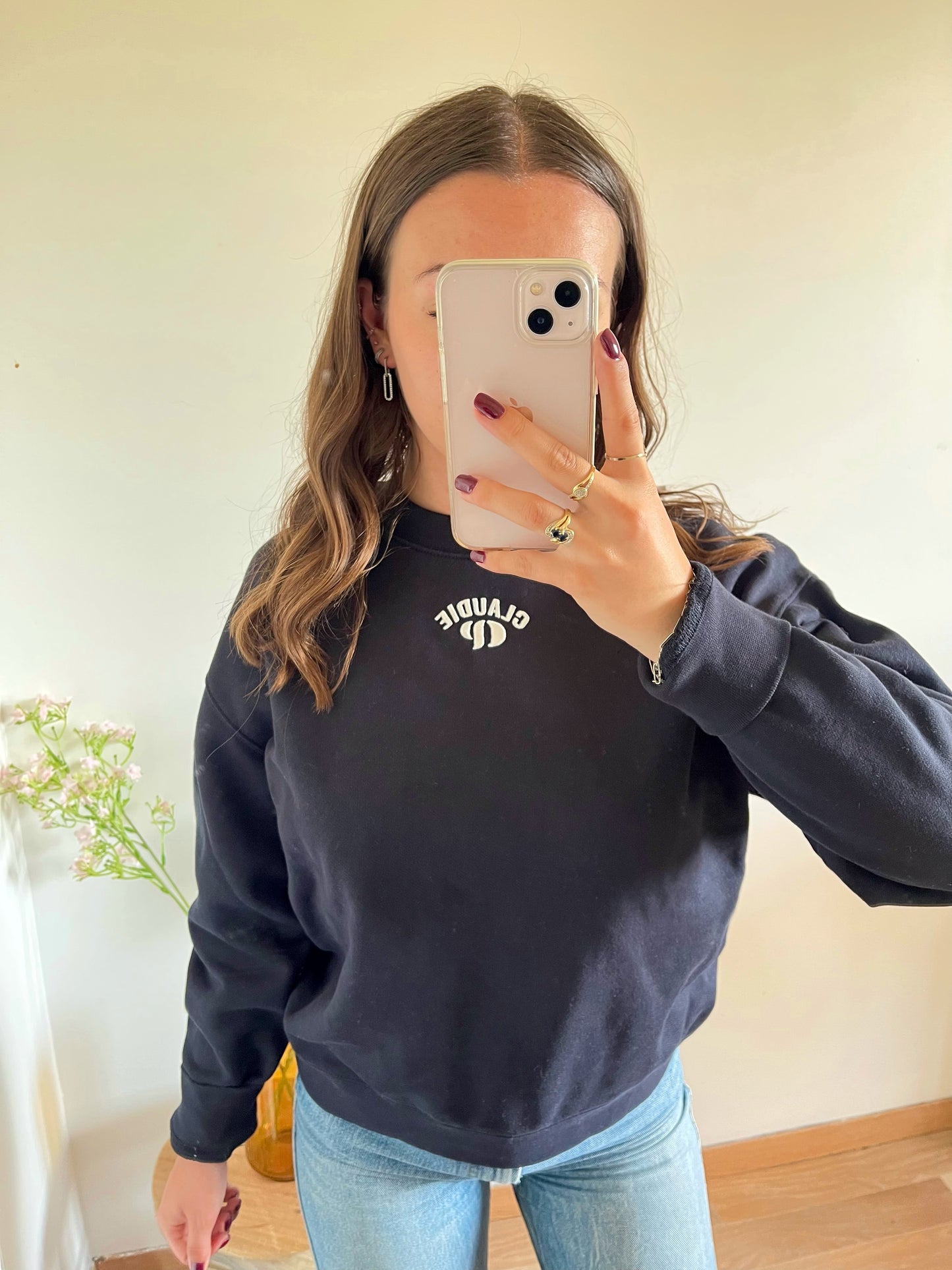Pull bleu marine Claudie Pierlot - S