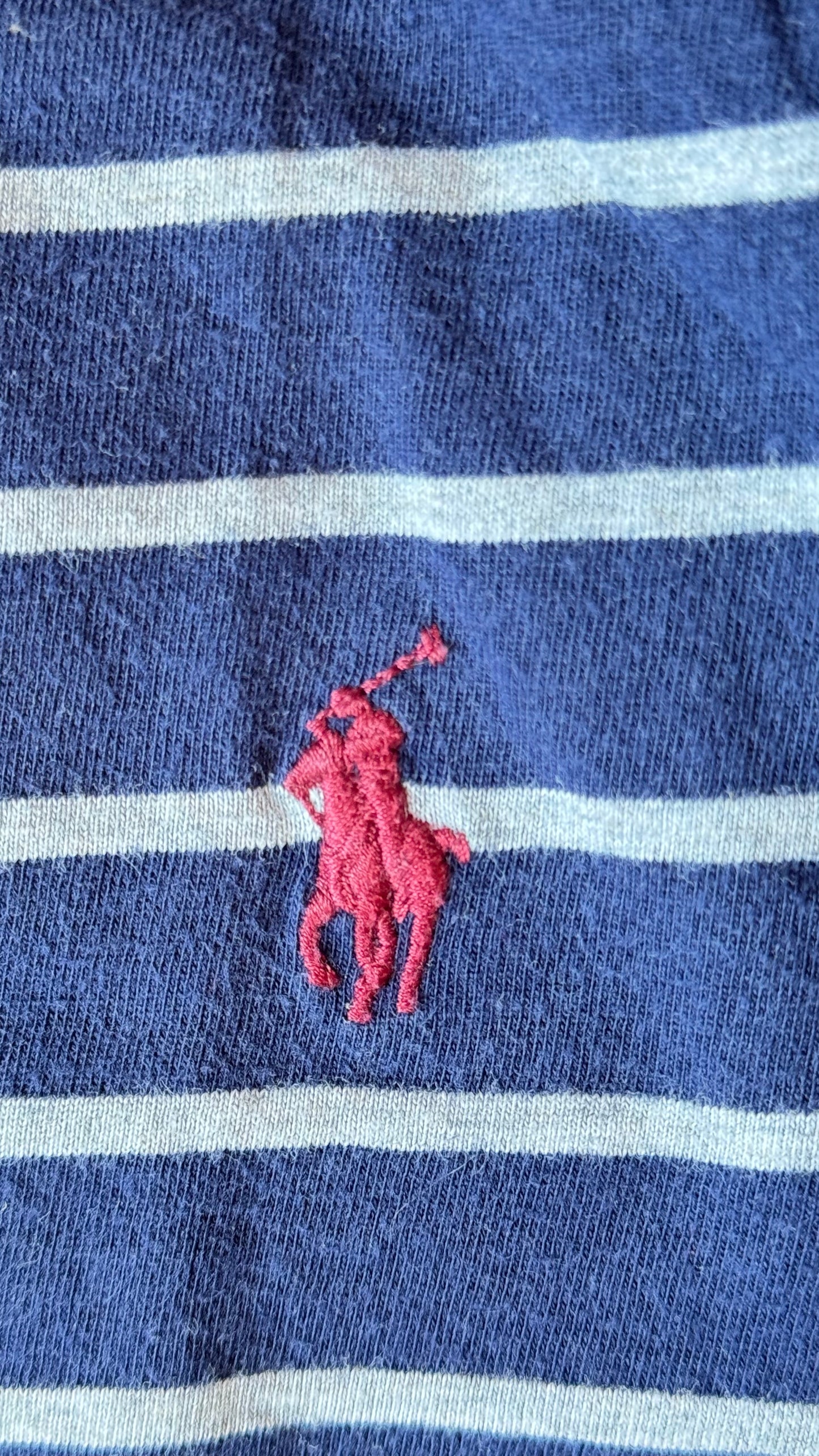 T-shirt marine rayé Ralph Lauren - S homme / M femme