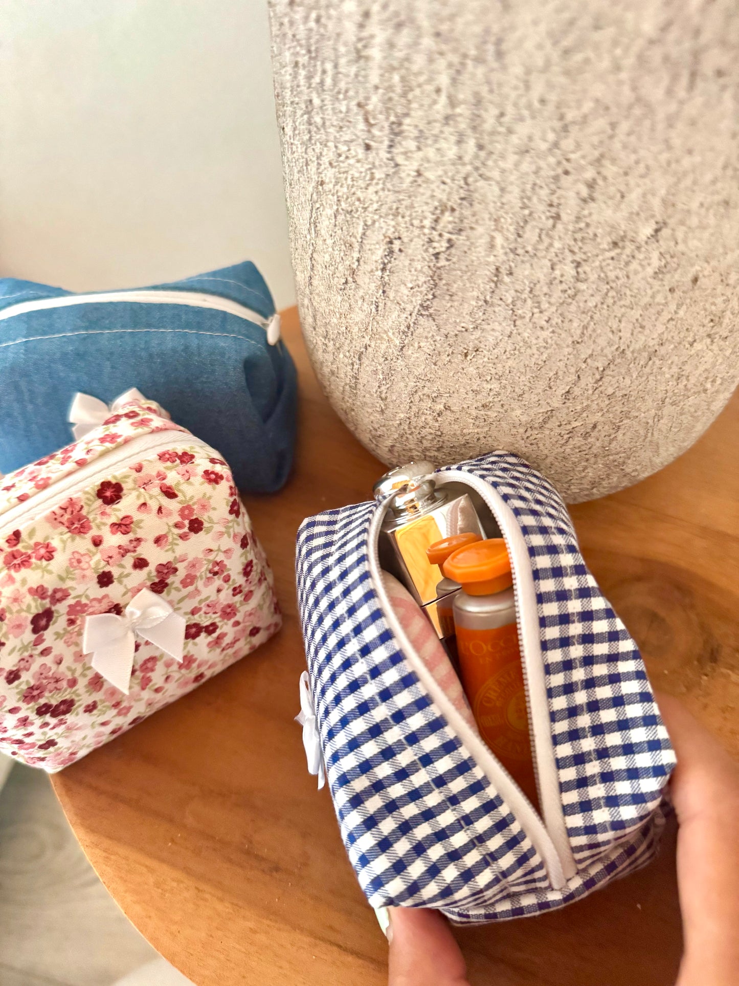 Mini trousse pour essentiels fait main