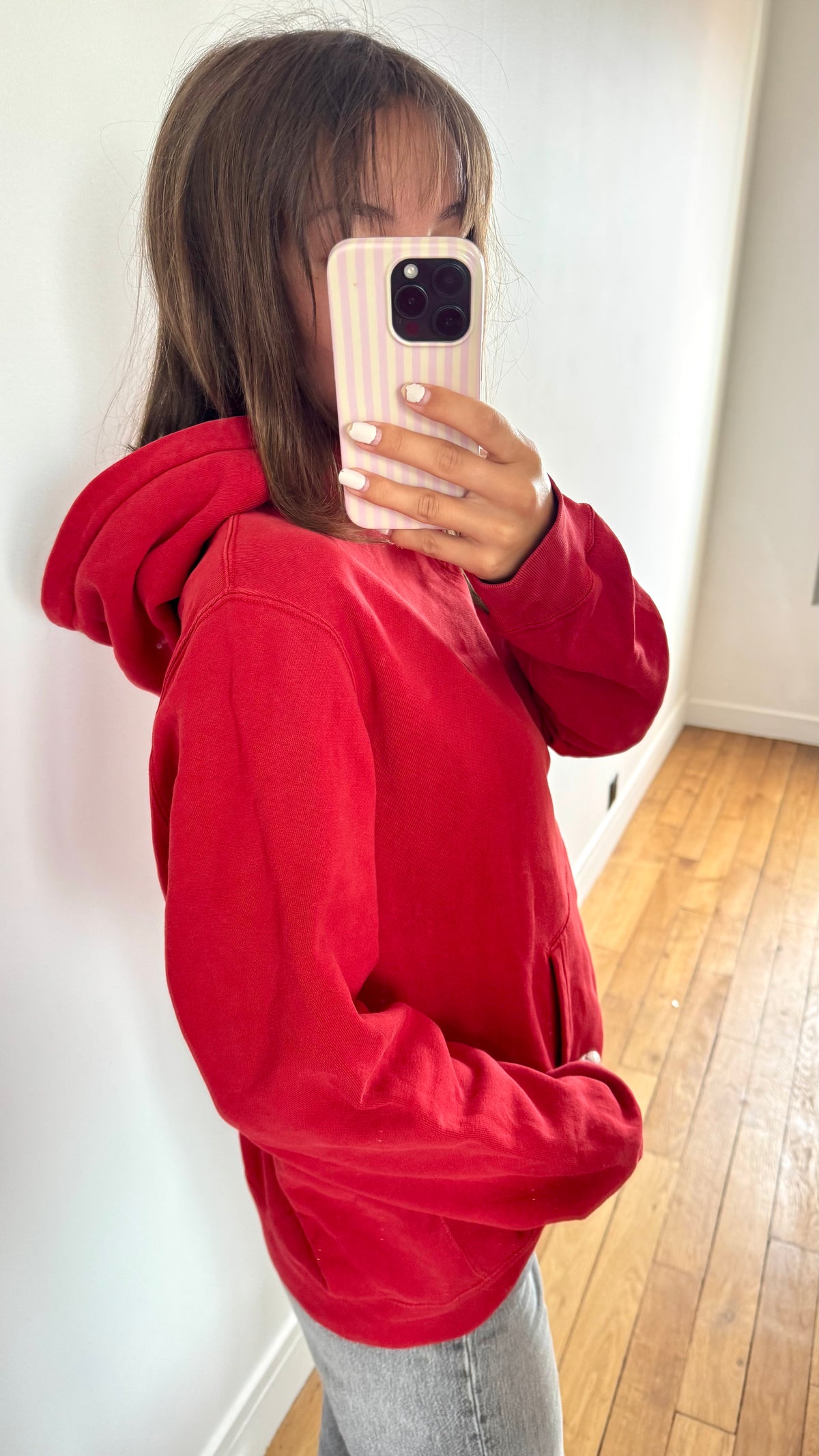 Sweat à capuche rouge Ralph Lauren - S/M