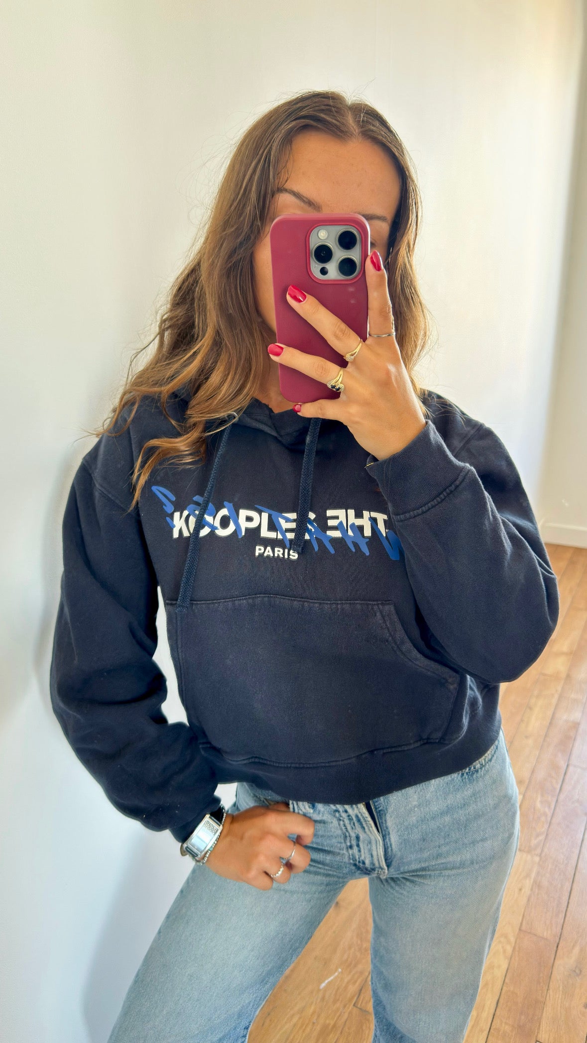 Sweat bleu marine The Kooples - XS