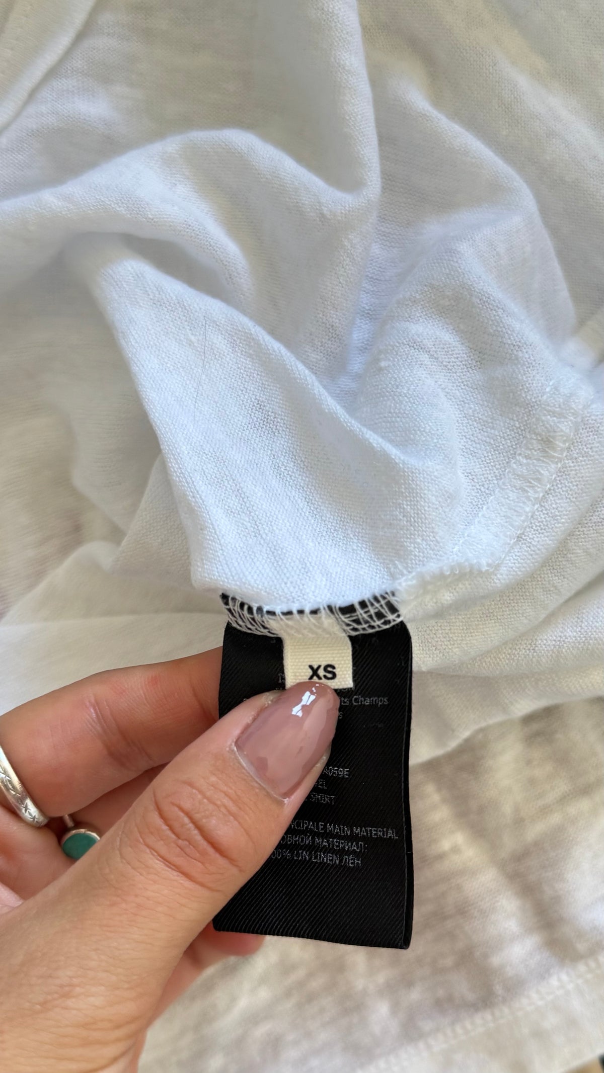 T-shirt en lin rose cuivré Isabel Marant - XS