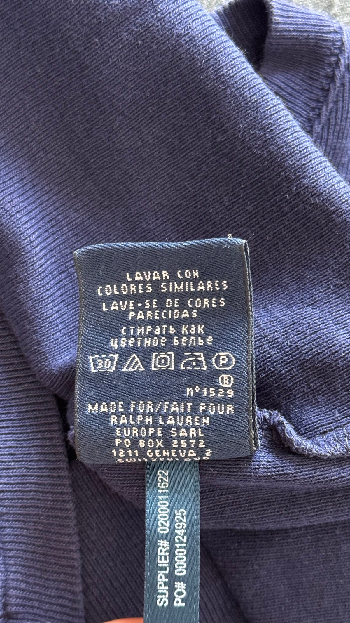 Pull fin marine Ralph Lauren - S