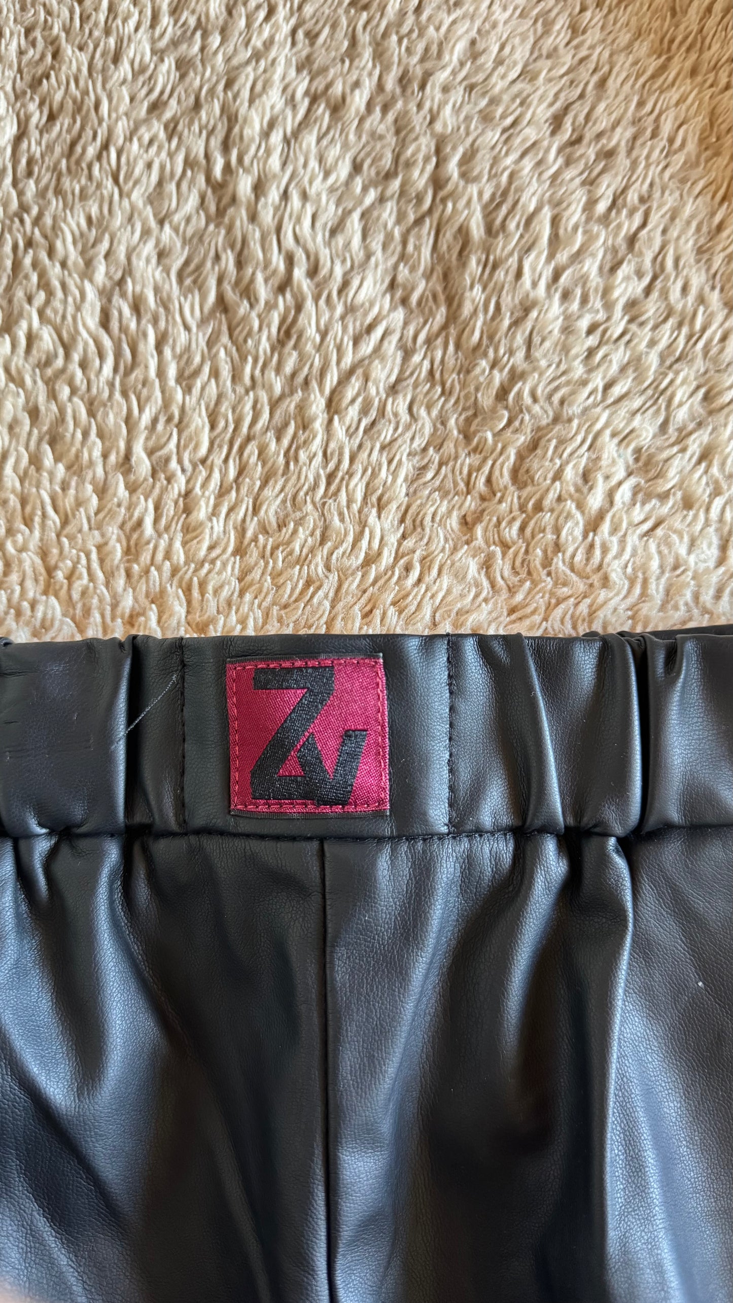 Short en cuir noir Zadig & Voltaire - XS