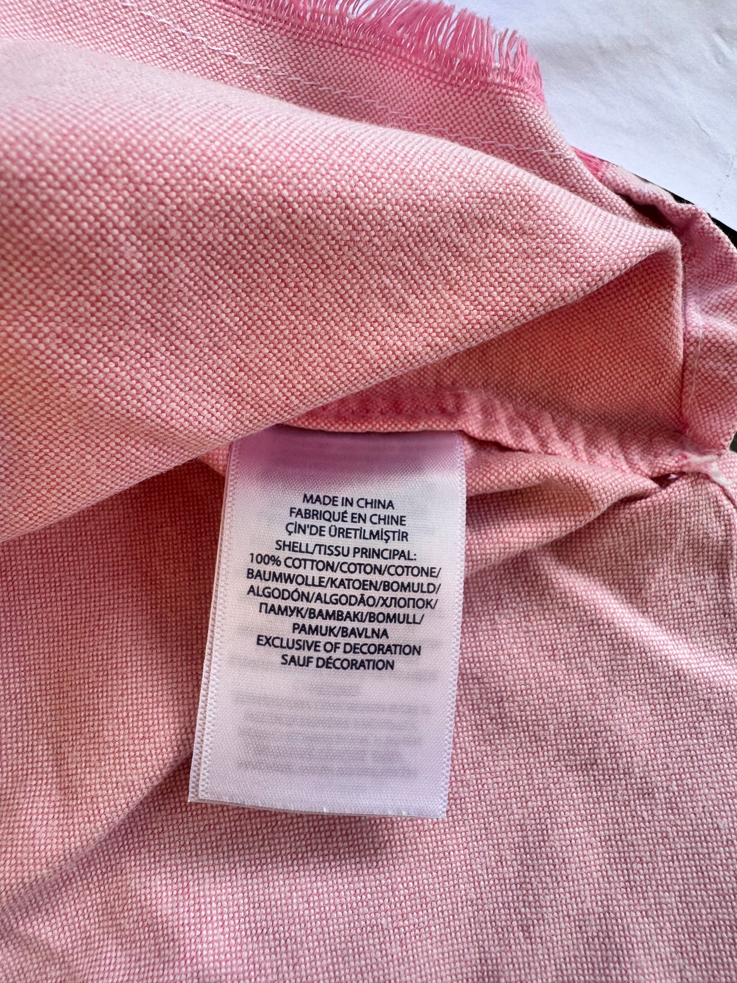 Chemise Ralph Lauren rose - XS